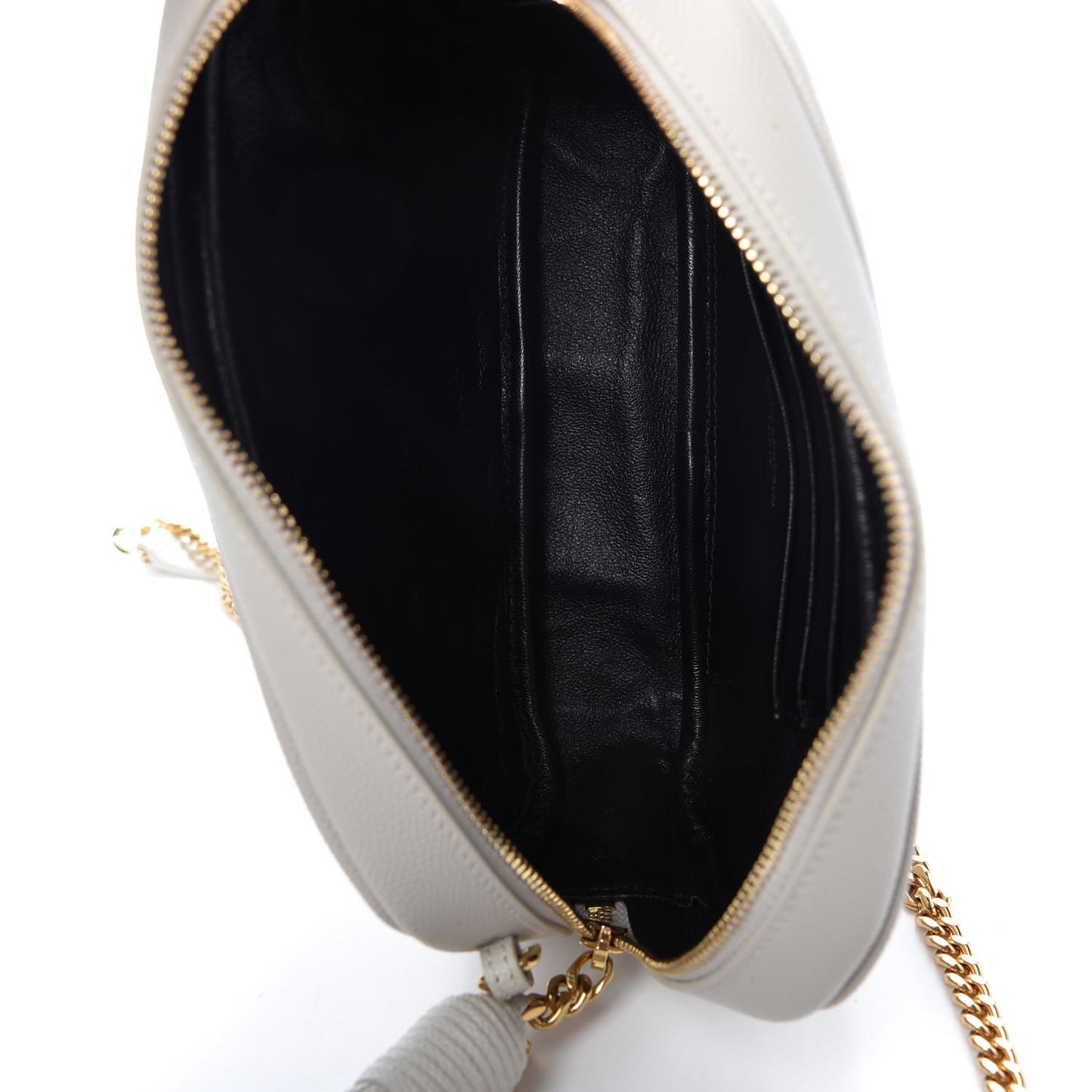 Grain De Poudre Matelasse Monogram Mini Lou Camera Bag Crema Soft