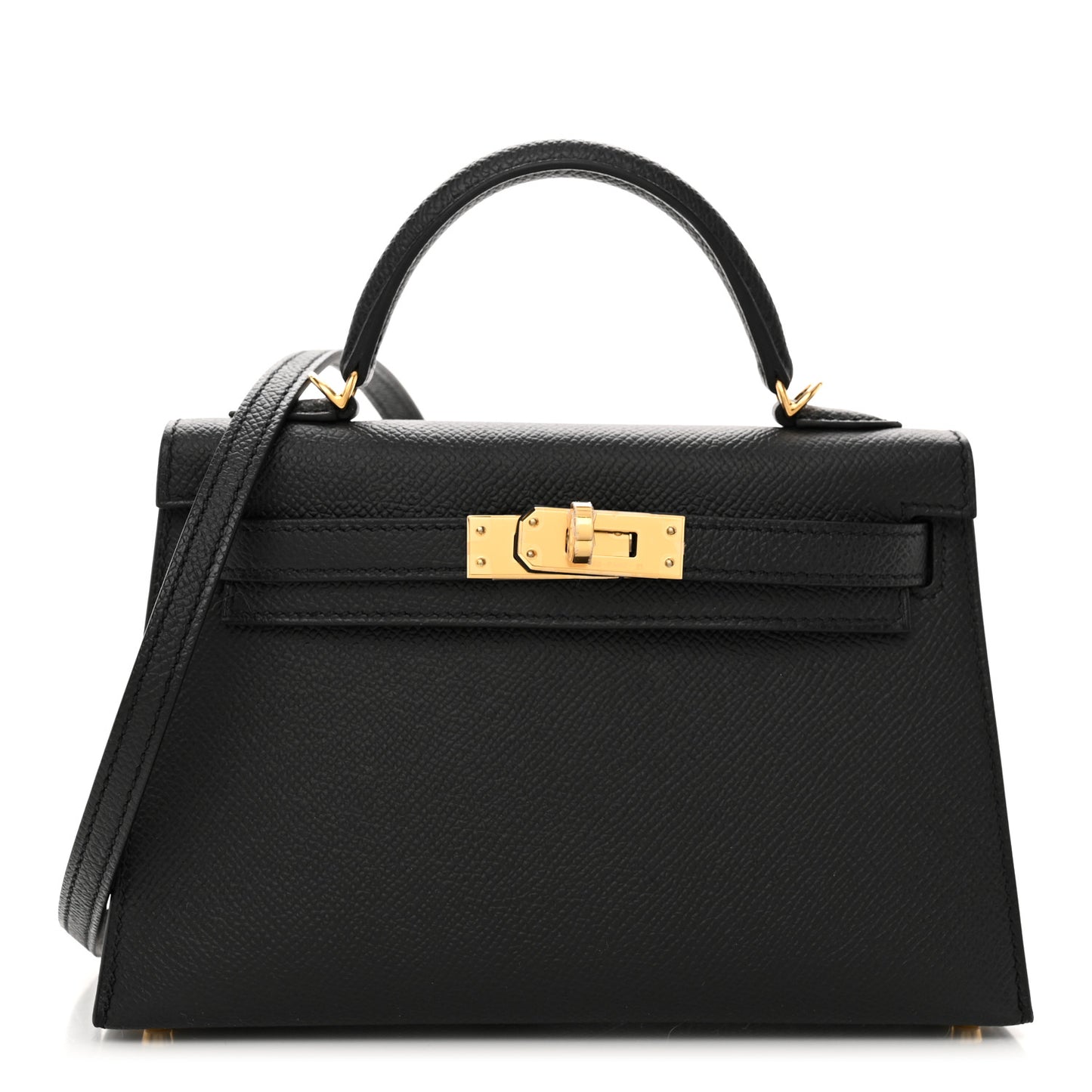 Epsom Mini Kelly Sellier 20 Black