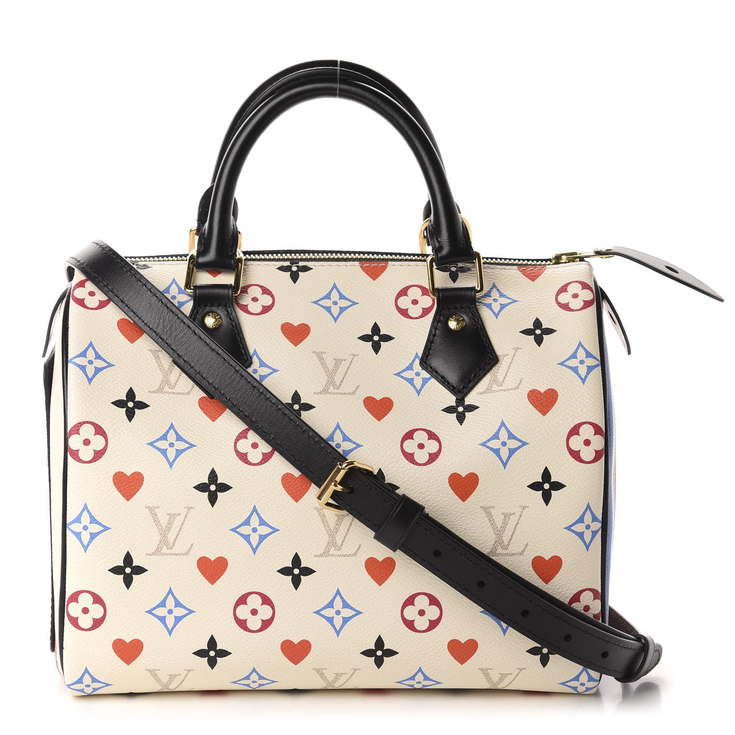 Louis Vuitton Game On Speedy Bandouliere 25 White 1 of 10