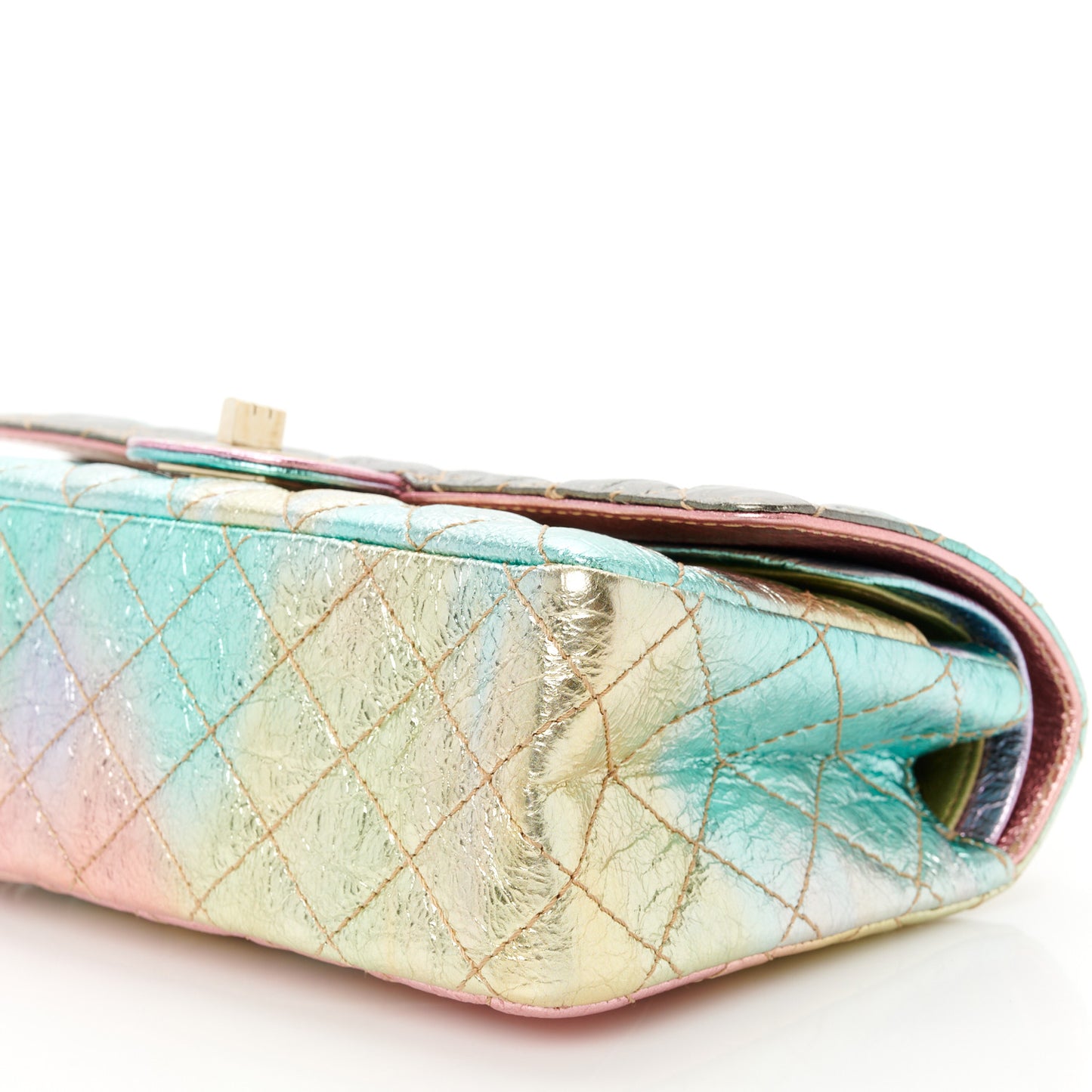 Metallic Goatskin Quilted 2.55 Reissue 225 Flap Multicolor
