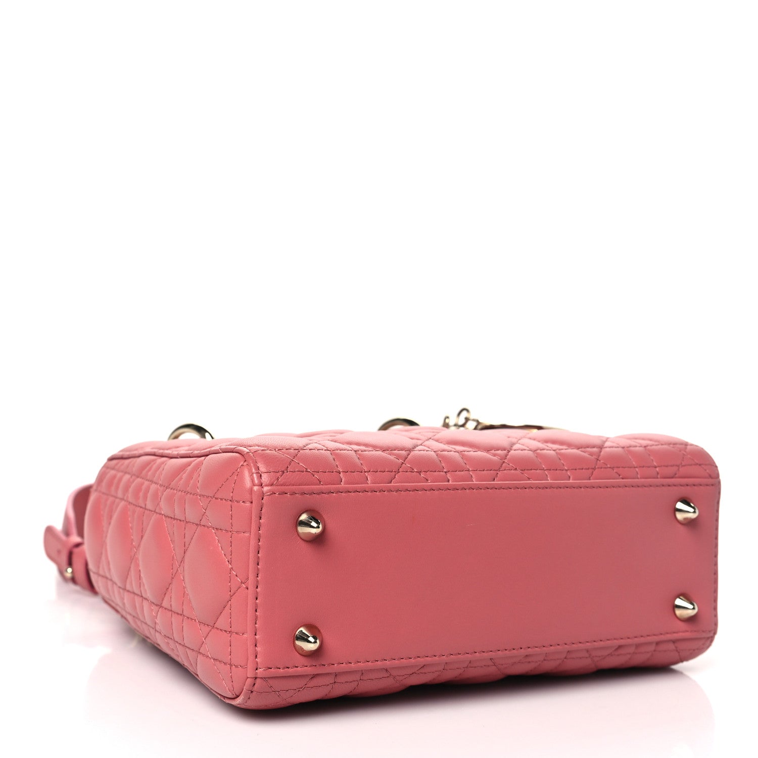 Christian Dior Lambskin Cannage Small My ABCDior Lady Dior Pink Honey 4 of 11