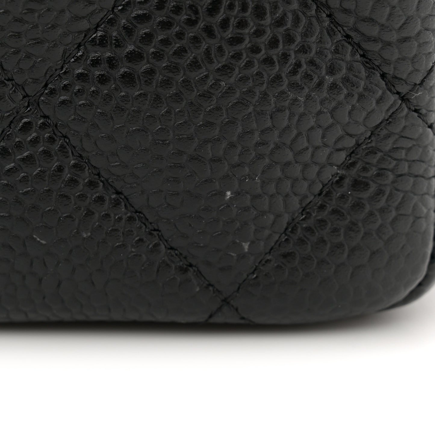 Caviar Quilted Maxi Double Flap Black