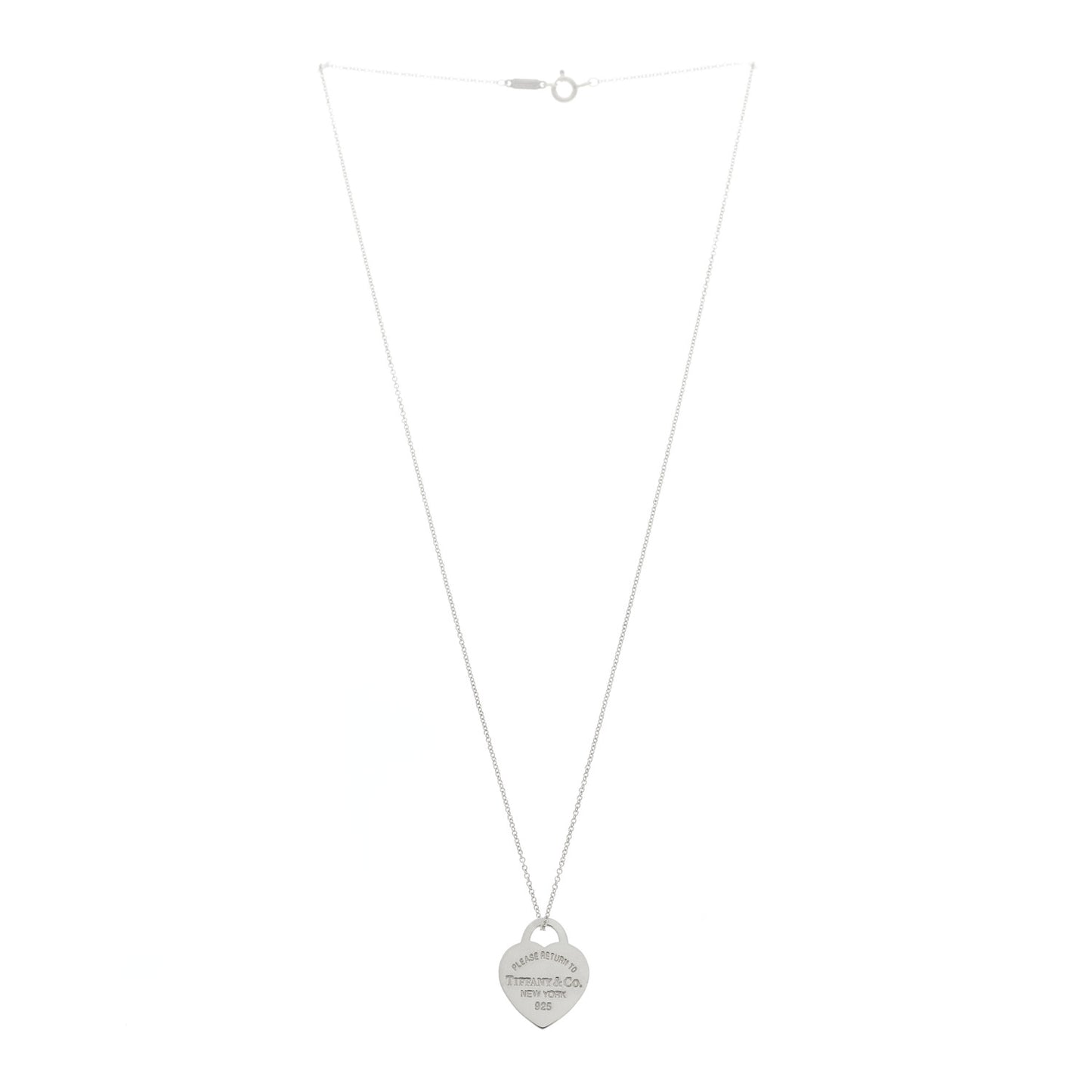 Sterling Silver Small Return to Tiffany Heart Pendant Necklace