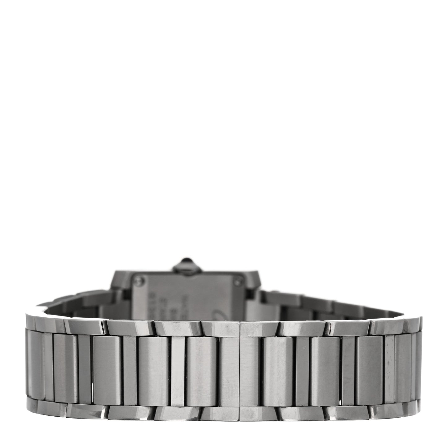 Stainless Steel 21mm Tank Francaise Quartz Watch Silver