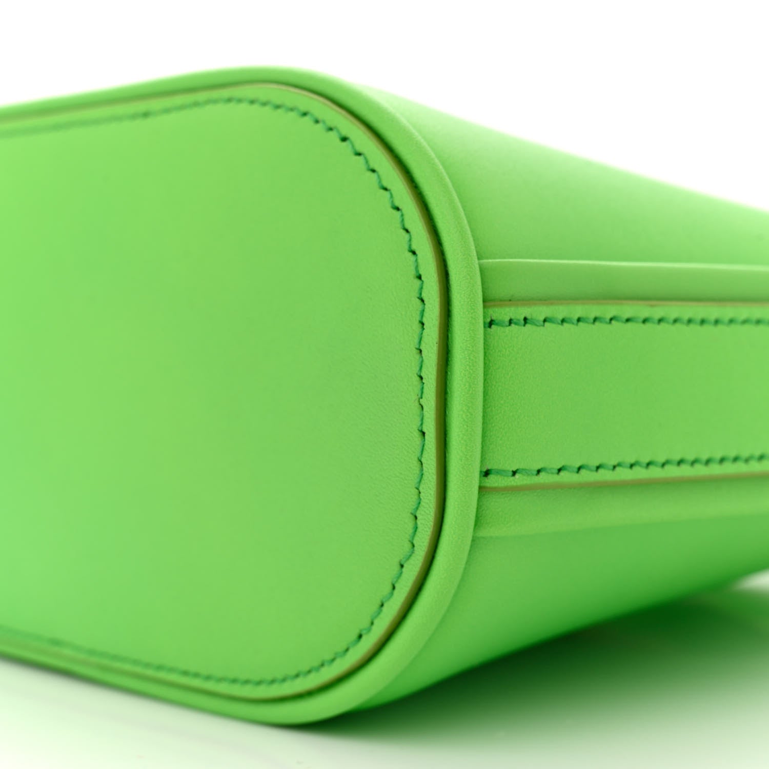 Salvatore Ferragamo Soft Calfskin Mini Gancini Hobo Lime 9 of 10