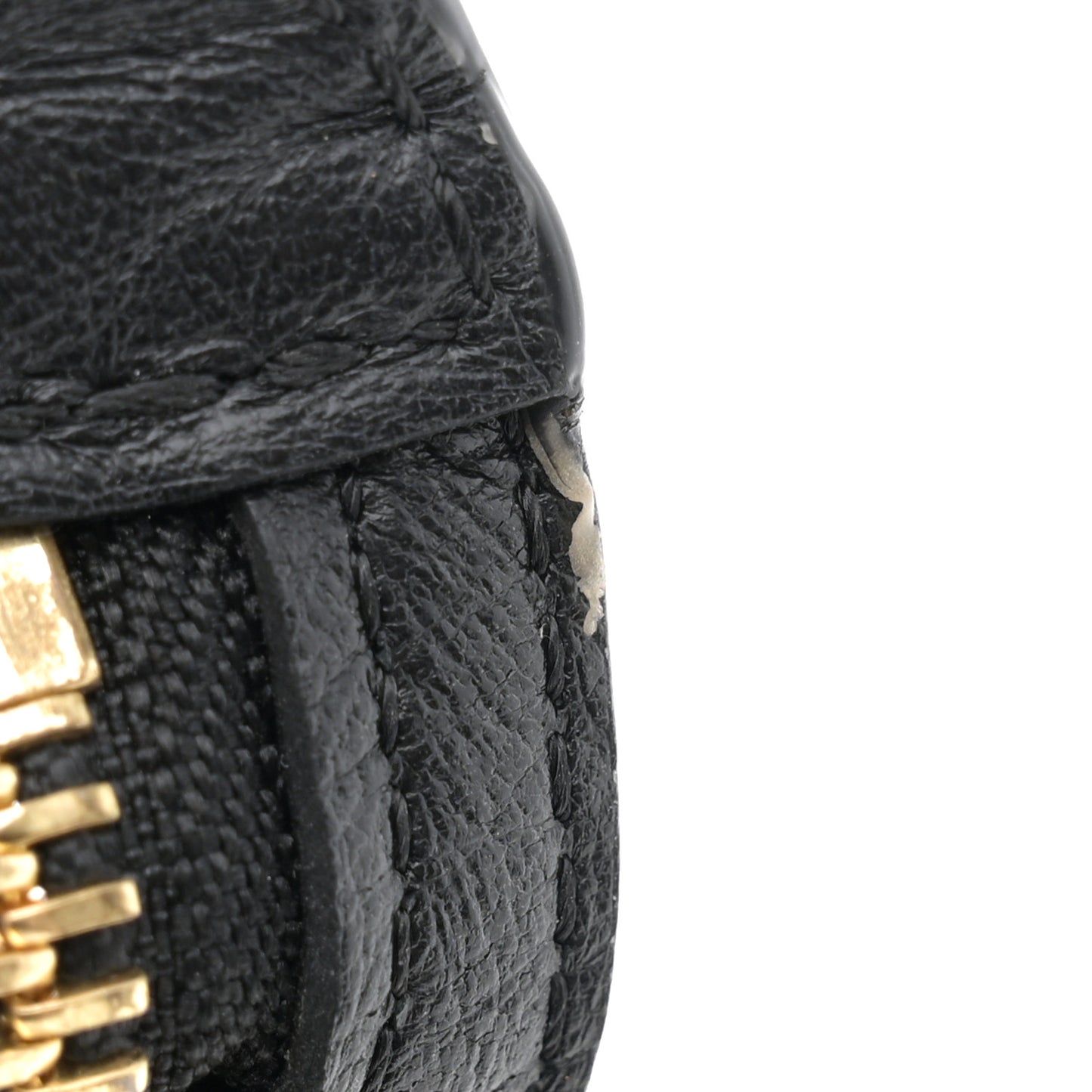 Lambskin Embossed Monogram Coussin PM Black