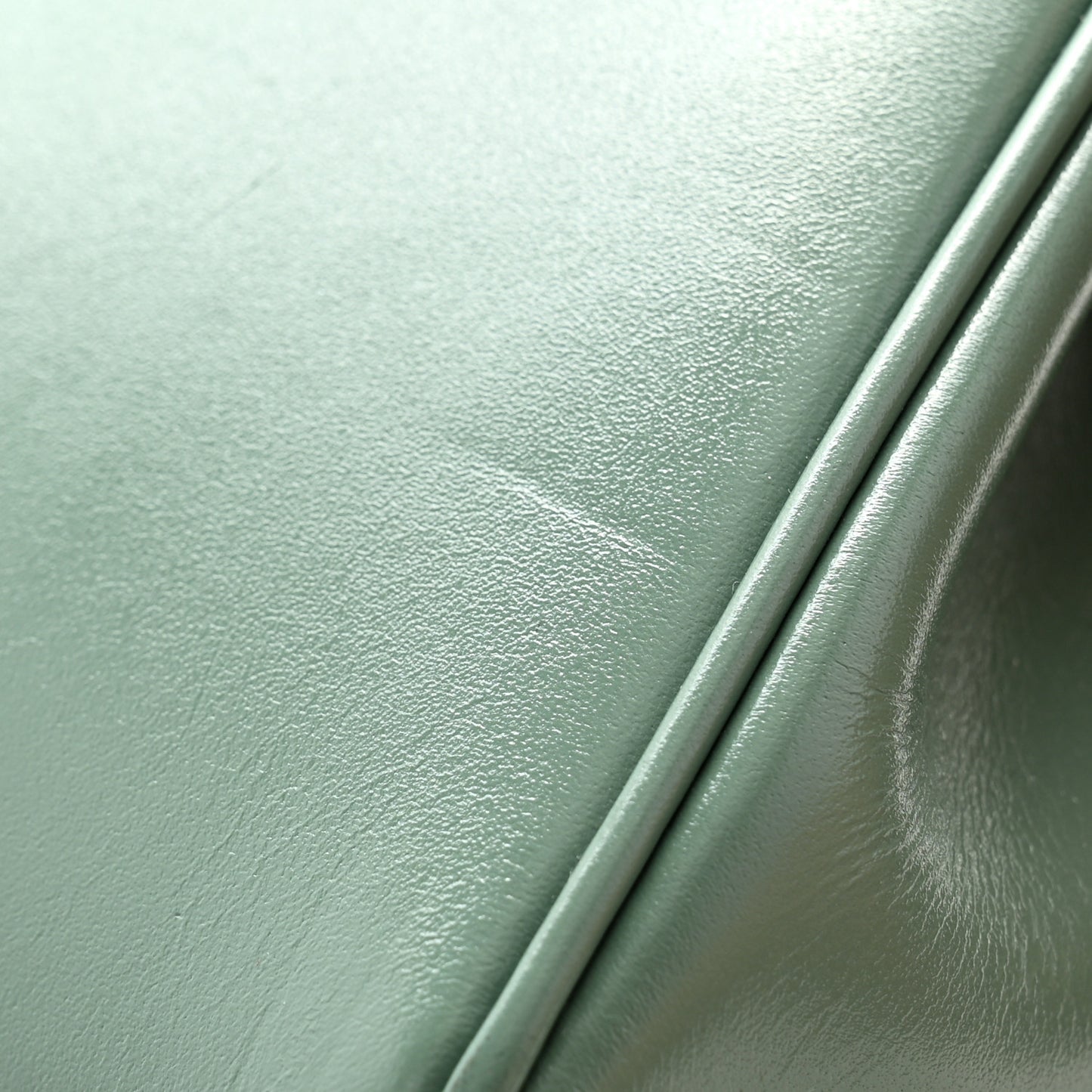 Satinated Calfskin Small 16 Top Handle Bag Celadon