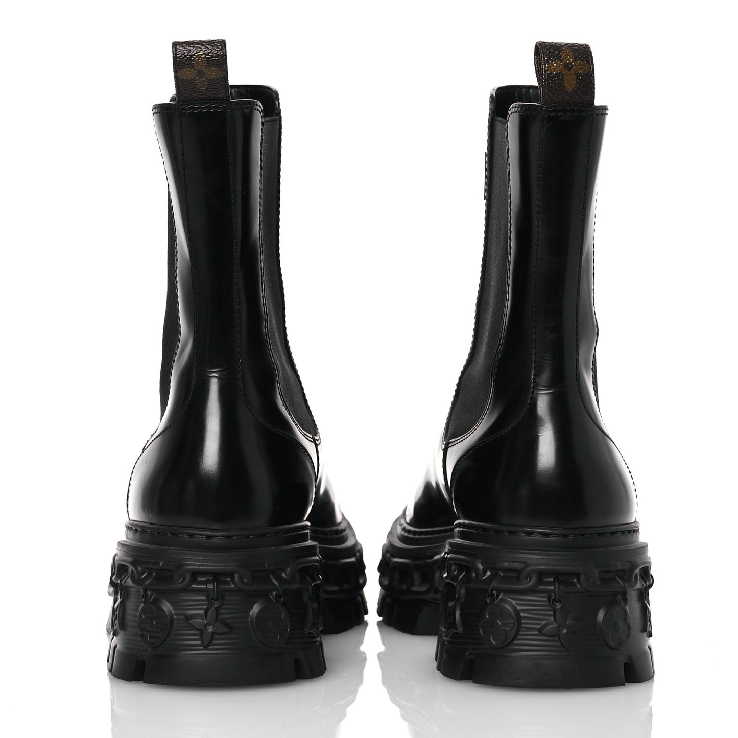 Calfskin Record Chelsea Boots 37 Black