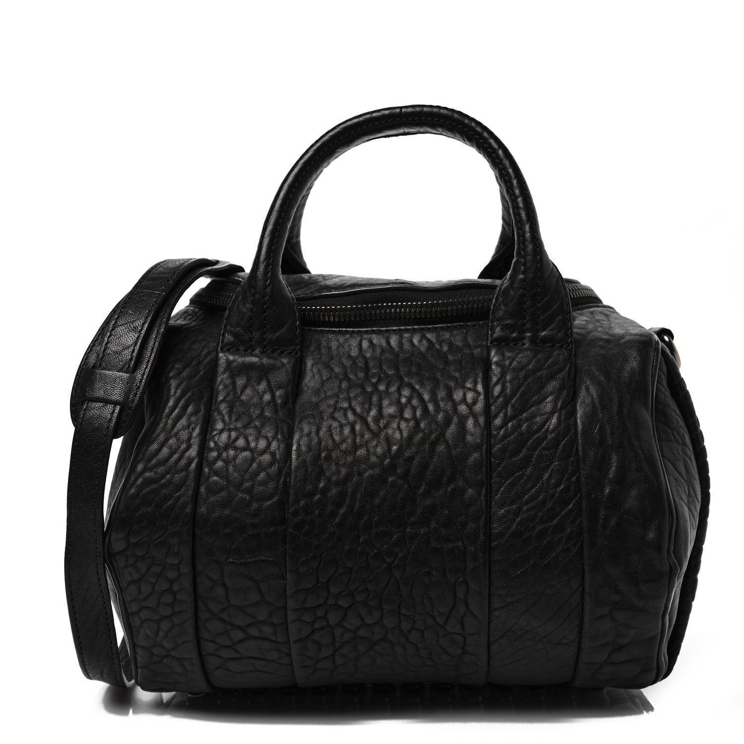 Alexander Wang Pebbled Lambskin Rockie Black Nickel Hardware