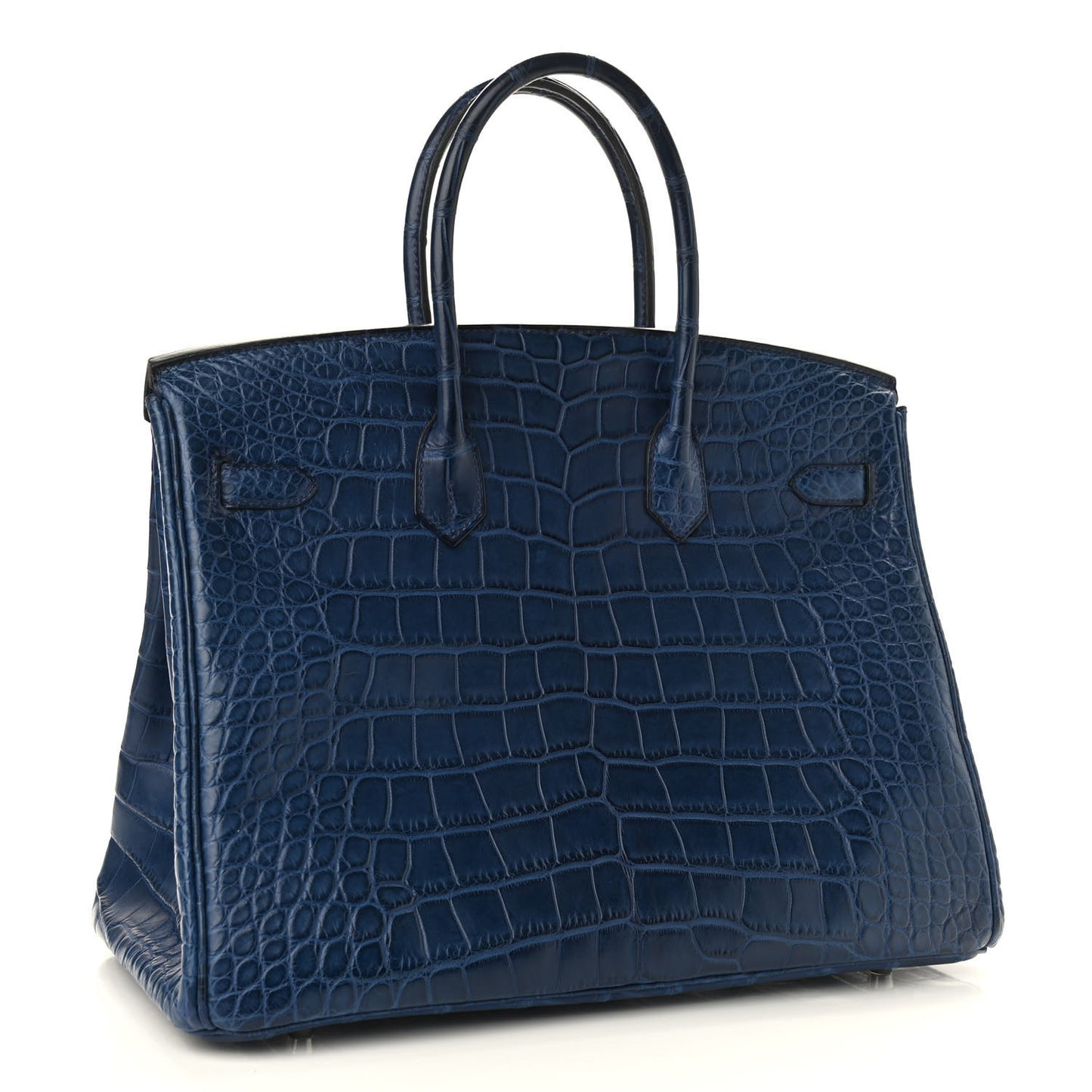 Matte Alligator Birkin 35 Bleu De Malte