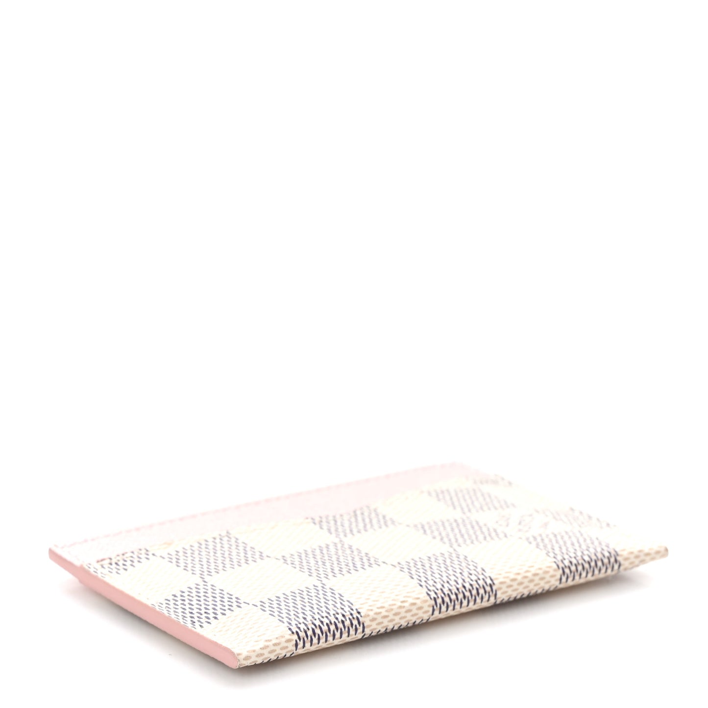 Damier Azur Daily Card Holder Rose Ballerine