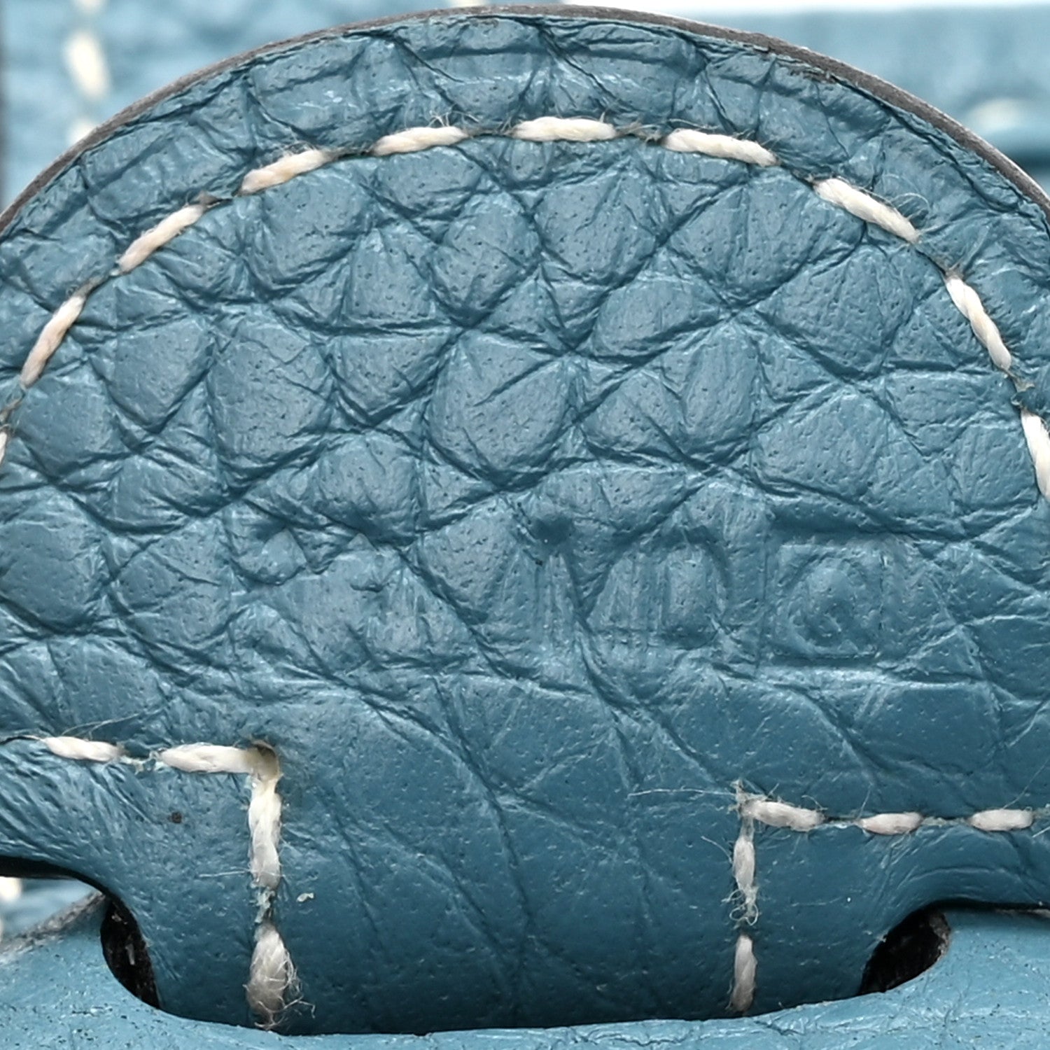 Hermes Taurillon Clemence Evelyne III PM Blue Jean 7 of 15