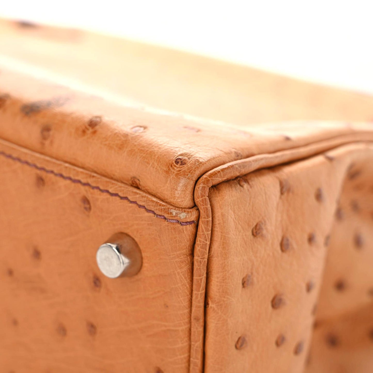 Ostrich Kelly Retourne 32 Gold