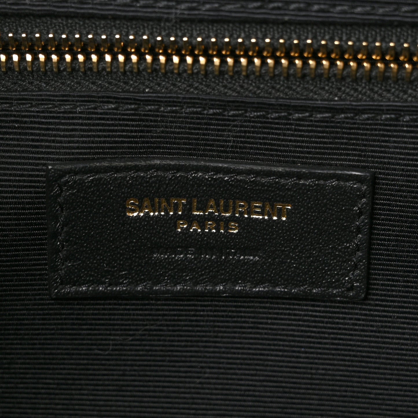 Grain De Poudre Textured Mixed Matelasse Large Triquilt Monogram Satchel Dark Smog
