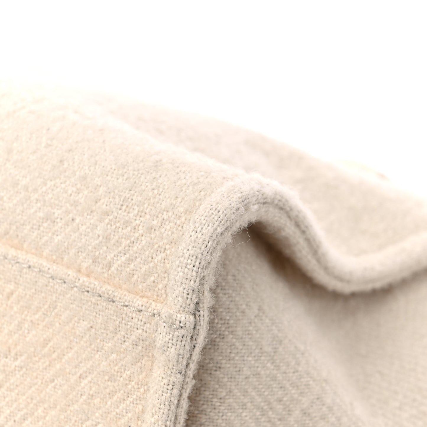 Wool Deauville Medium Tote Beige