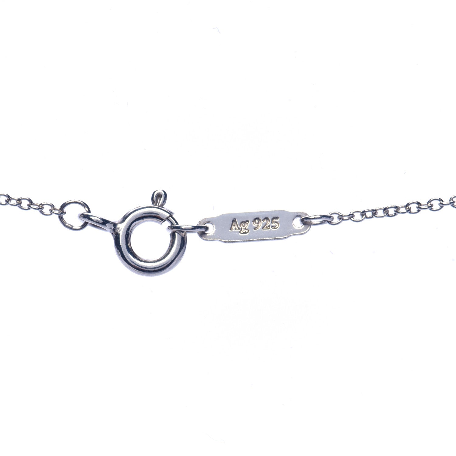Tiffany Sterling Silver Rubedo Mini Return to Tiffany Double Heart Tag Pendant Necklace 6 of 7