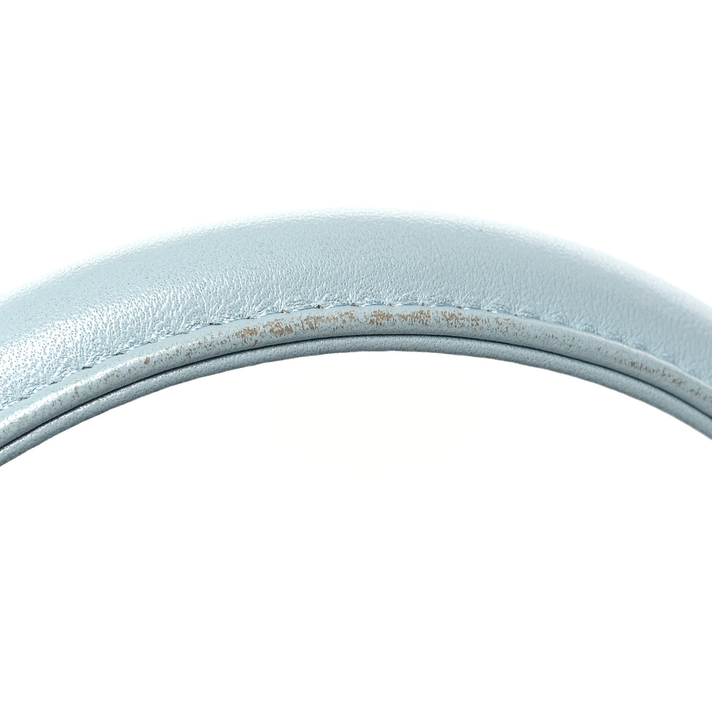 Lambskin Quilted Small Trendy CC Flap Dual Handle Bag Light Blue