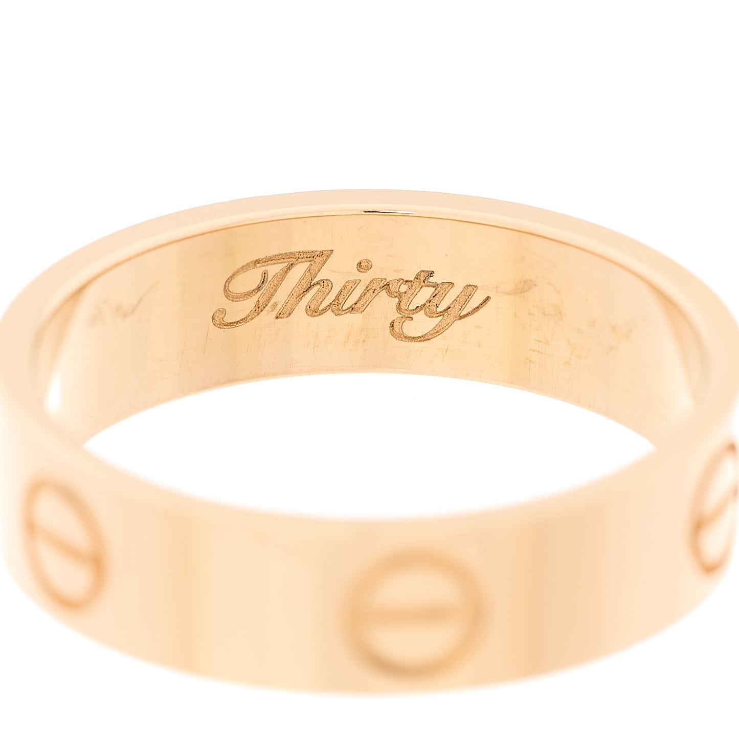 18K Yellow Gold 5.5mm LOVE Ring 58 8.5