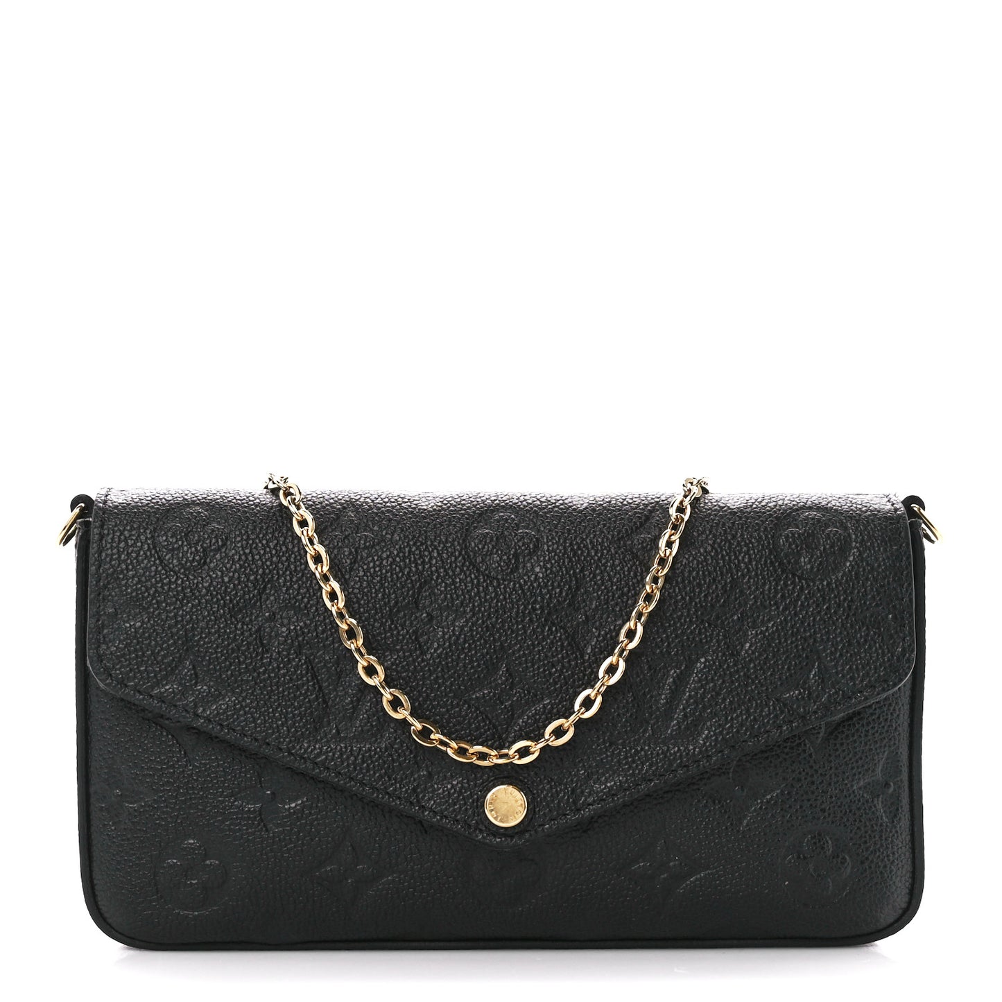 Empreinte Pochette Felicie Chain Wallet Black