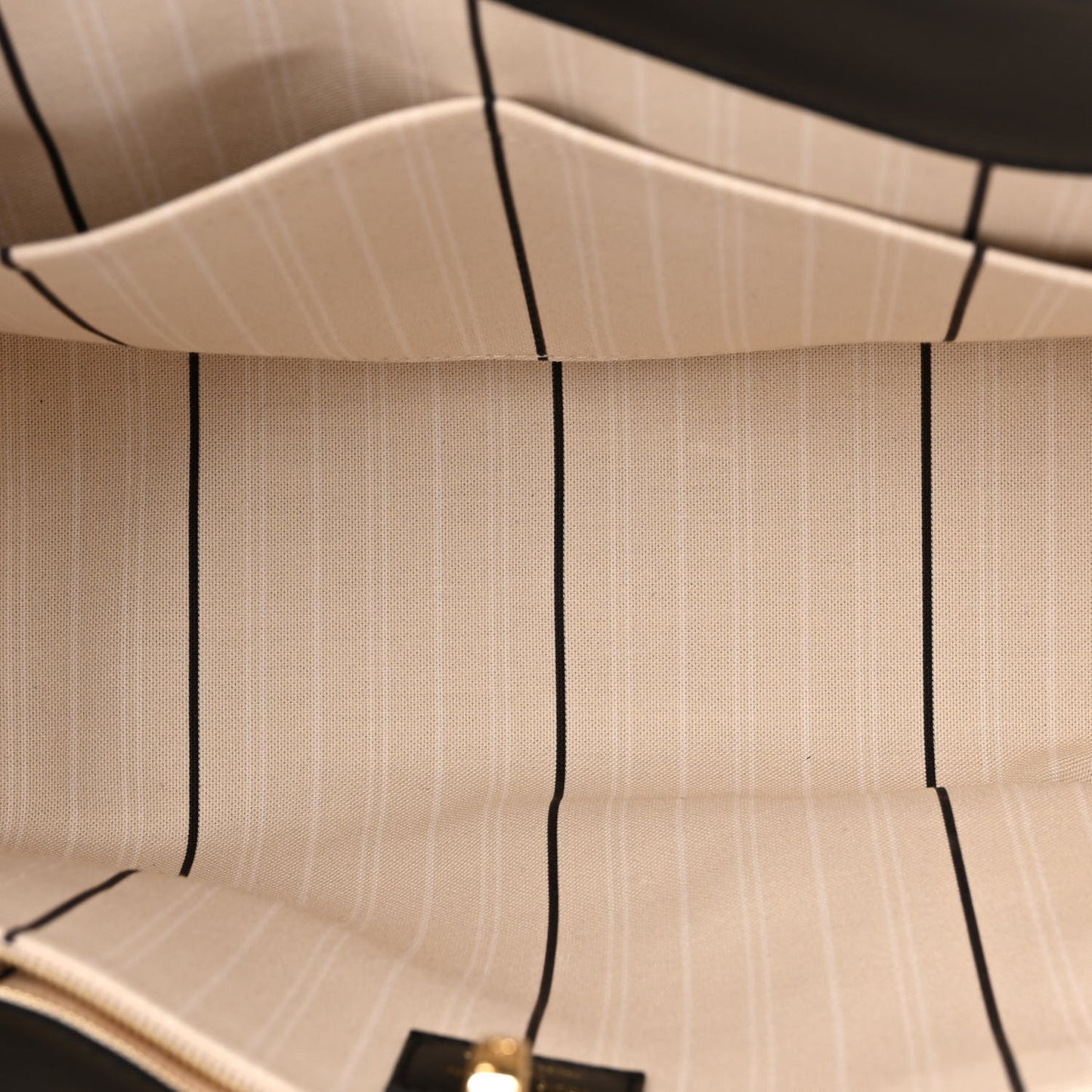 Canvas Calfskin Monogram On My Side MM Black