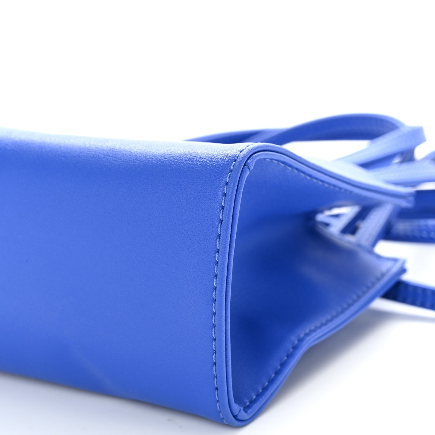 Vegan Leather Small Shopping Bag Painters Tape