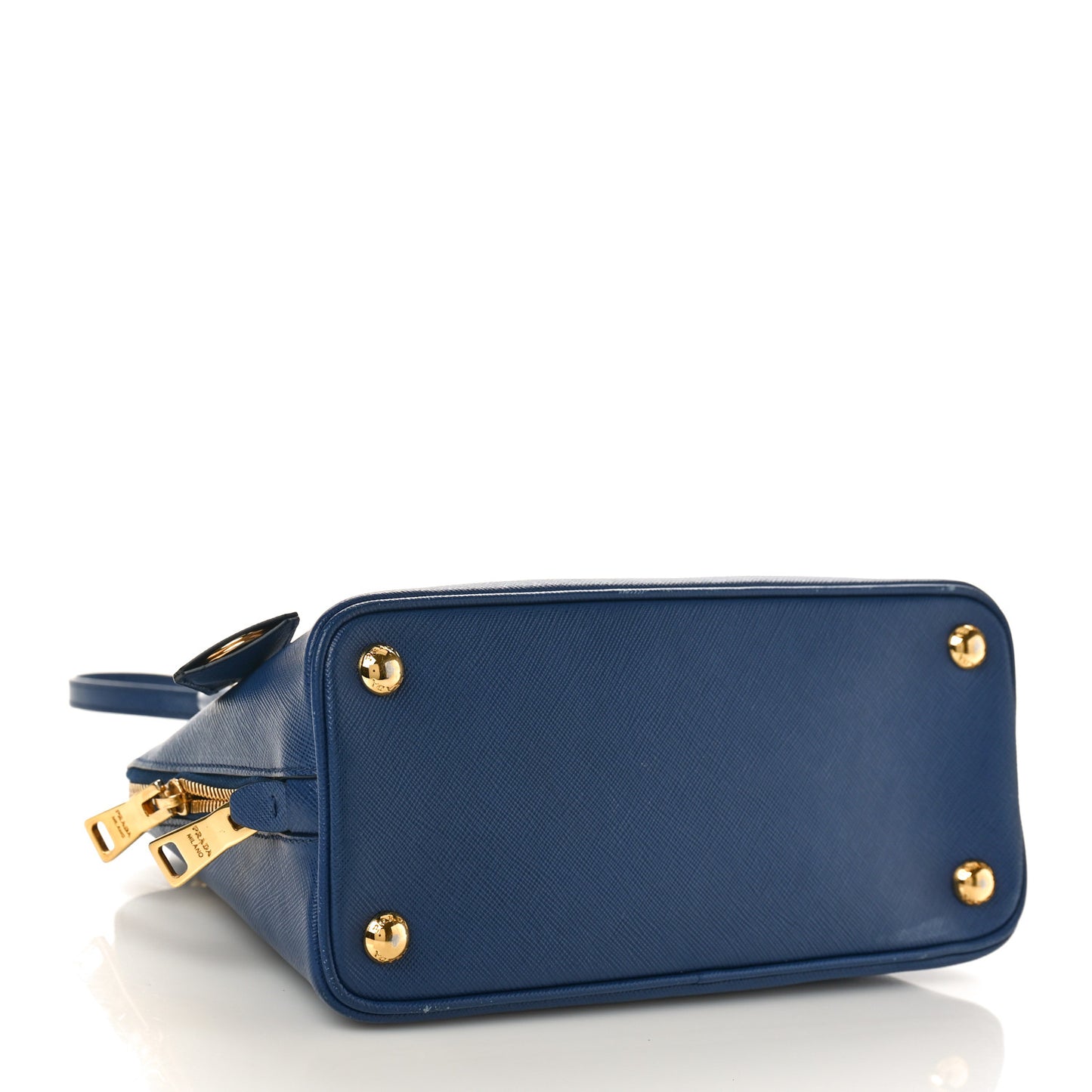 Saffiano Lux Small Promenade Tote Bluette