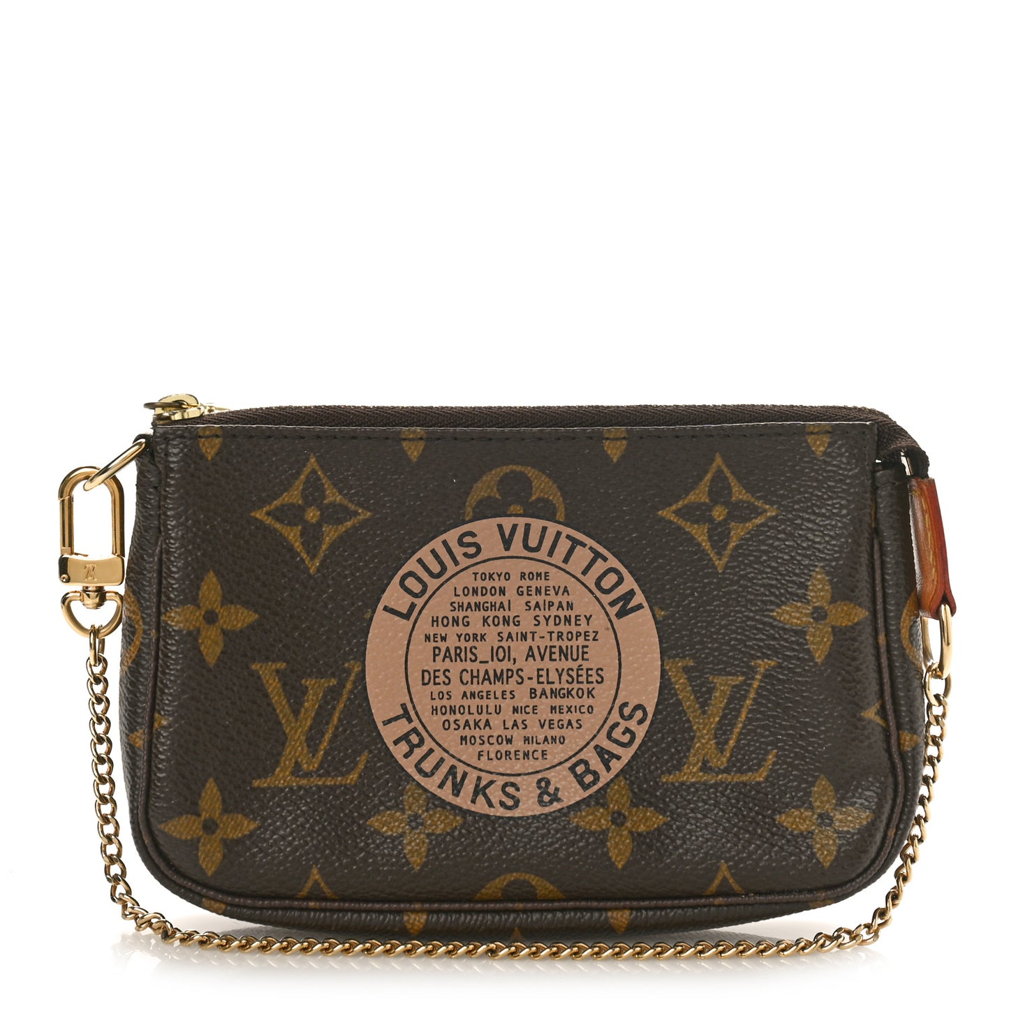 Monogram Complice Trunks and Bags Mini Pochette Accessories Beige