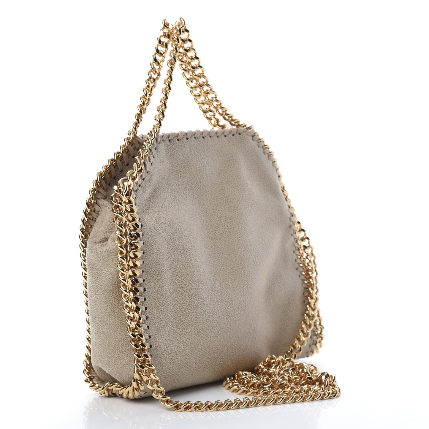 Shaggy Deer Tiny Falabella Tote Taupe