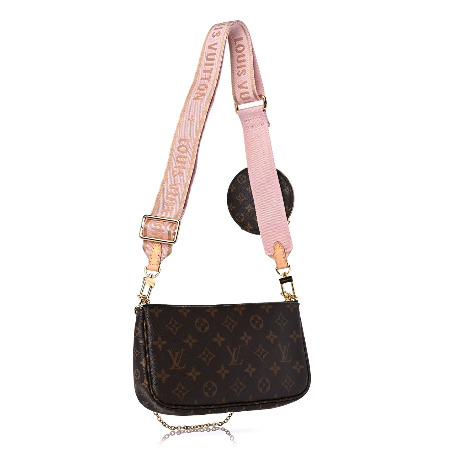 Monogram Multi Pochette Accessories Rose Clair