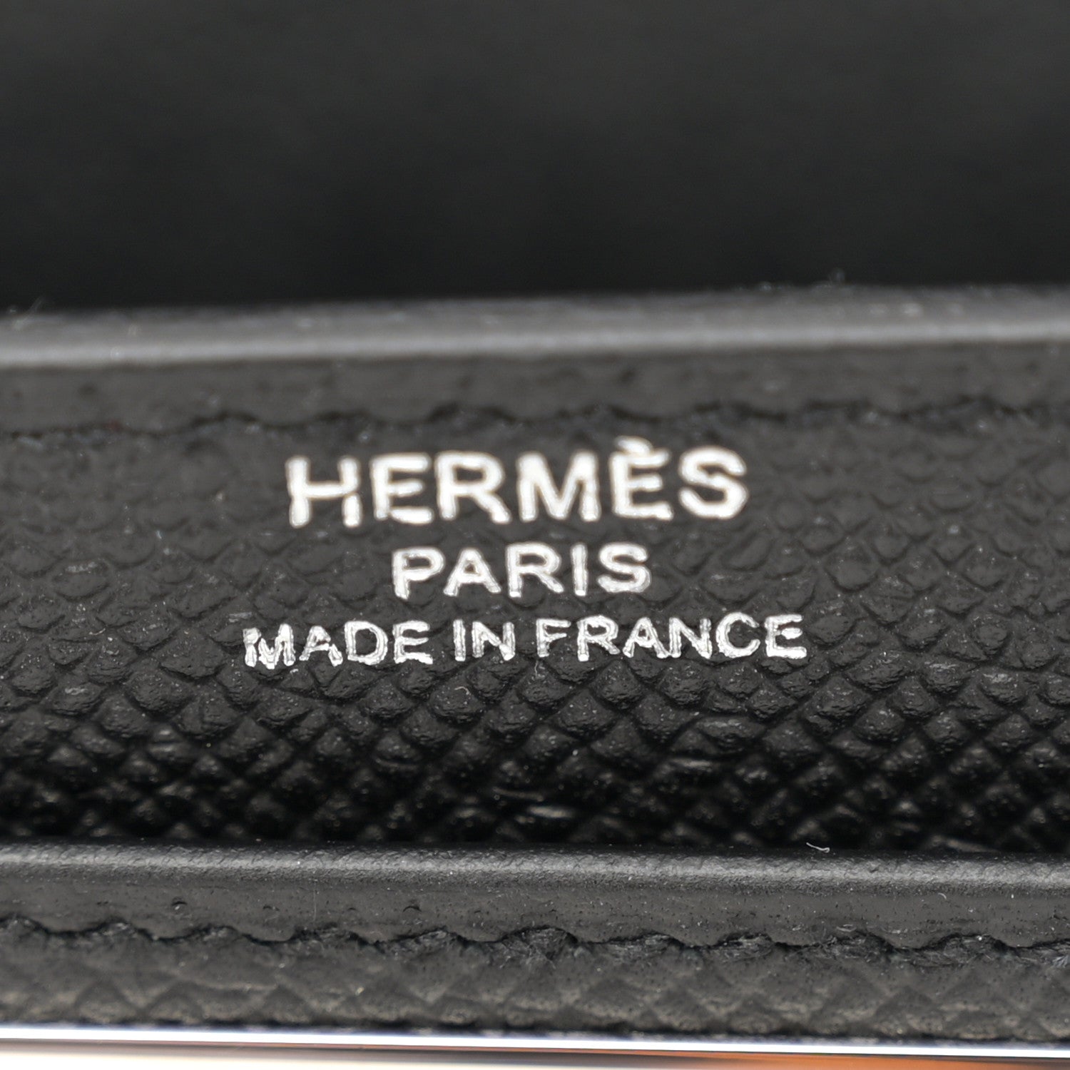 Hermes Epsom Kelly Depeches 25 Pouch Black 6 of 11