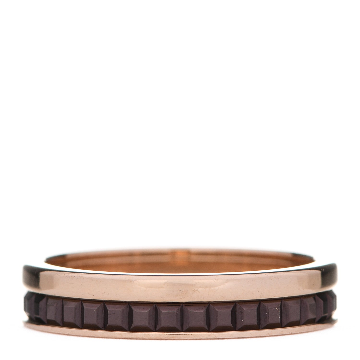 Boucheron 18K Pink Gold PVD Quatre Classique Wedding Band Ring 51 5.75 3 of 5