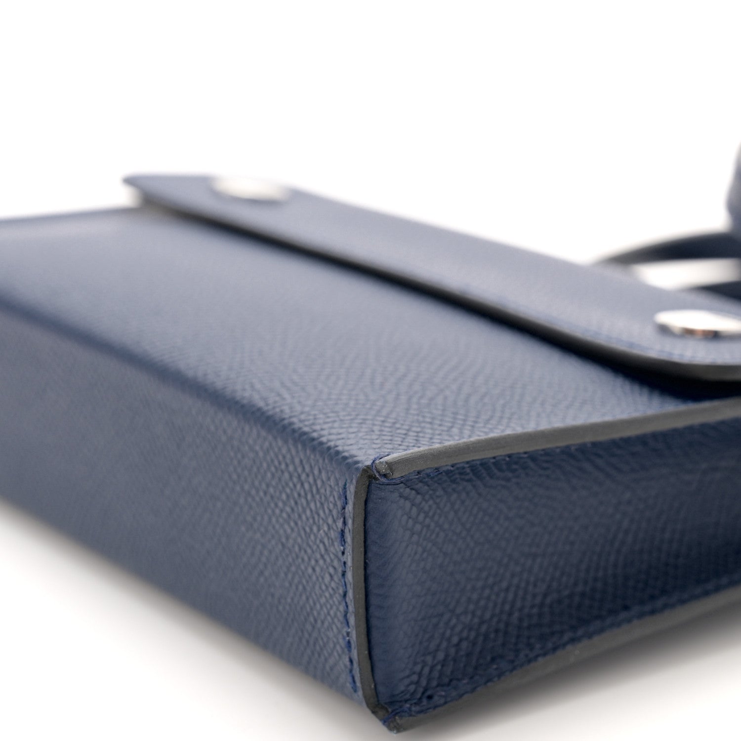 Hermes Epsom Hermesnap Wallet Bleu Navy 10 of 11