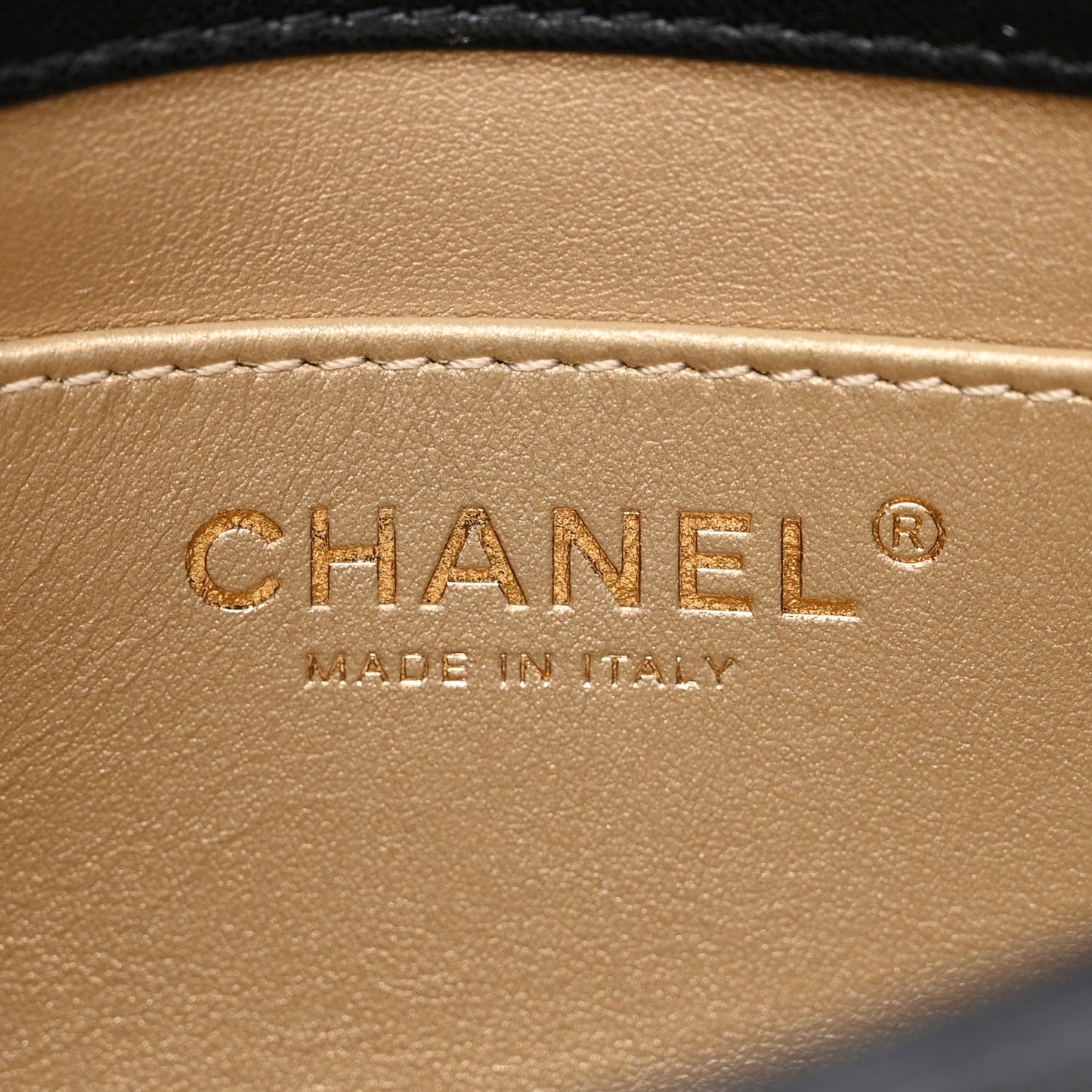 Lambskin Pearl Quilted Mini Flap Black
