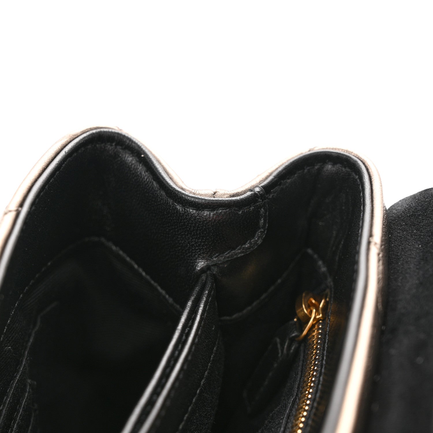 Saint Laurent Metallic Calfskin Y Quilted Monogram Toy Loulou Crossbody Bag Piombo 12 of 12