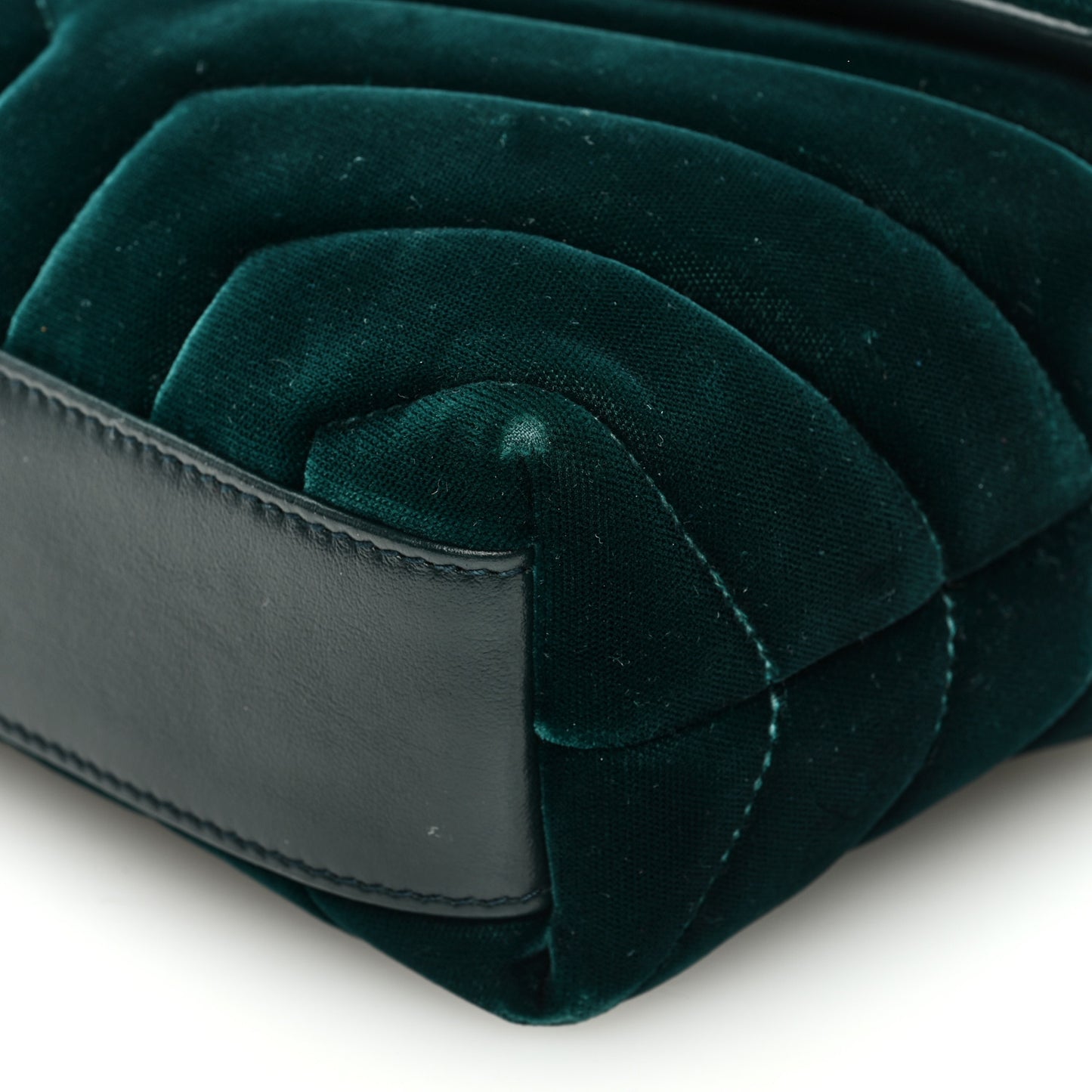 Velvet Y Quilted Monogram Toy Loulou Crossbody Bag Dark Ottanio