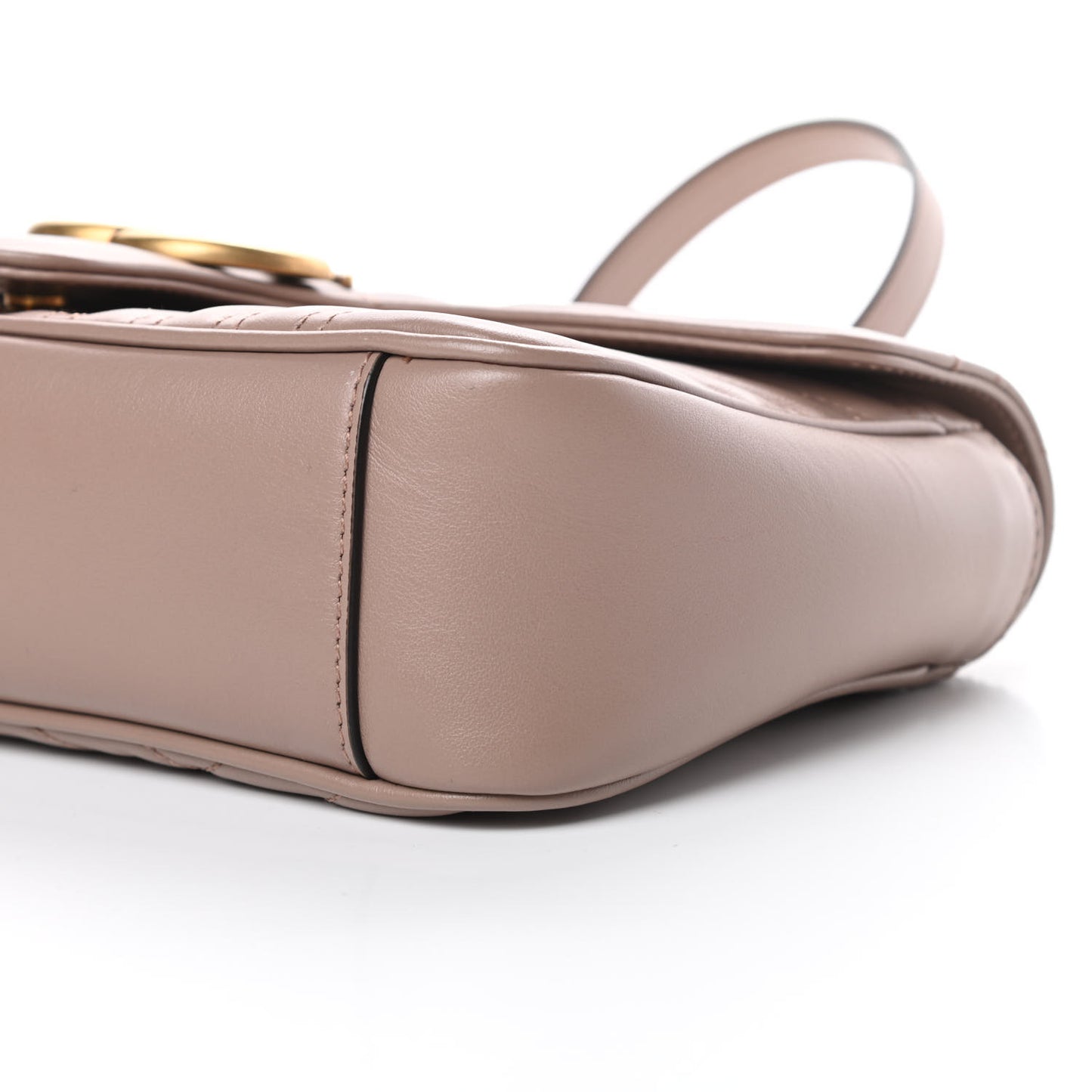 Calfskin Matelasse Small GG Marmont Shoulder Bag Porcelain Rose