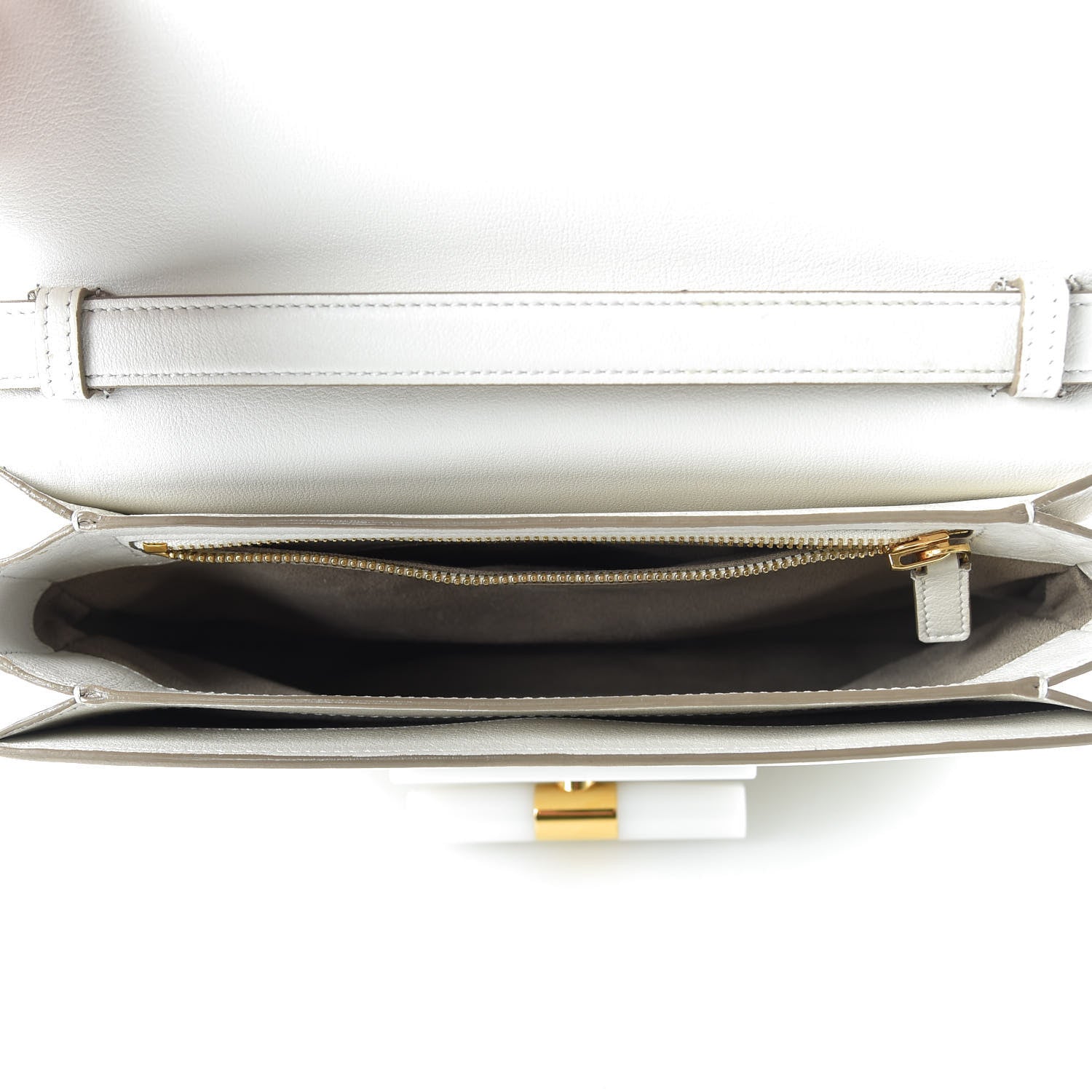 Tom Ford Calfskin Natalia Bag Chalk 5 of 10