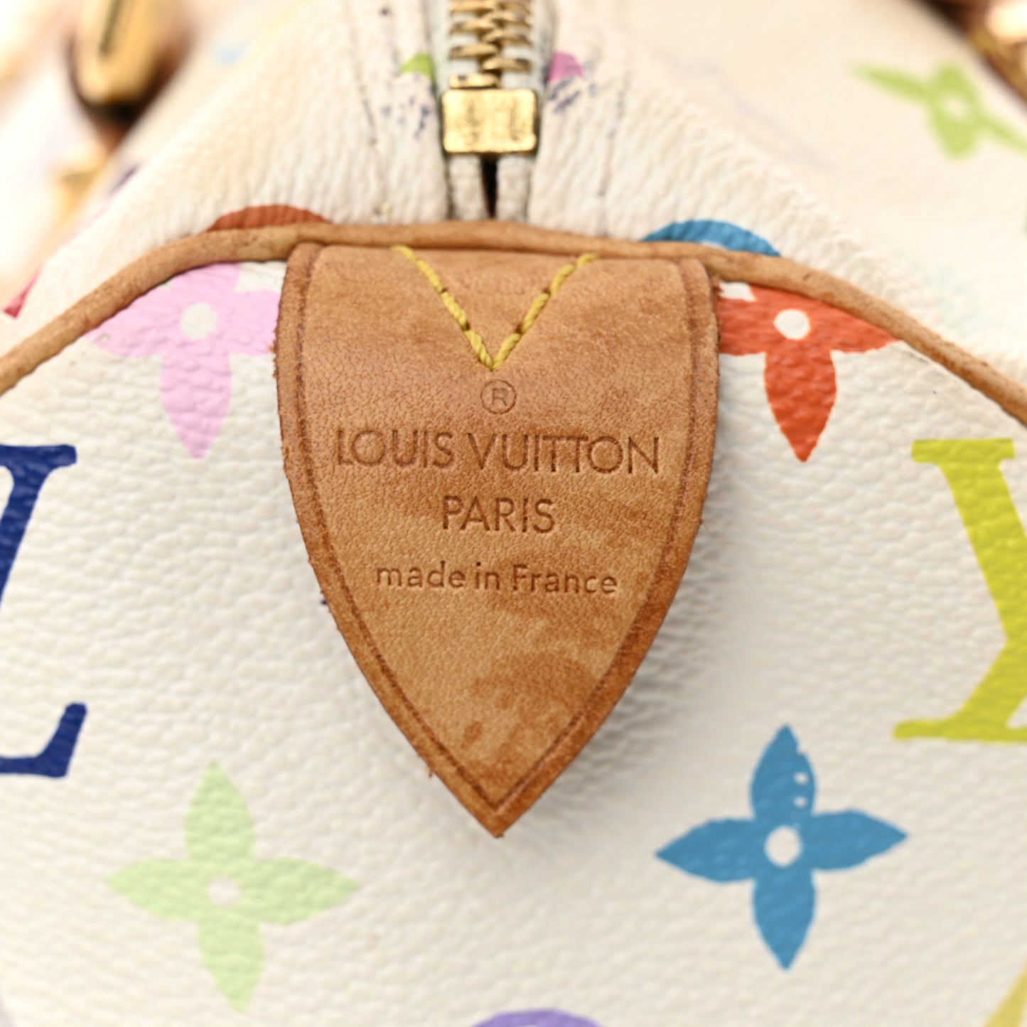 Monogram Multicolor Speedy 30 White