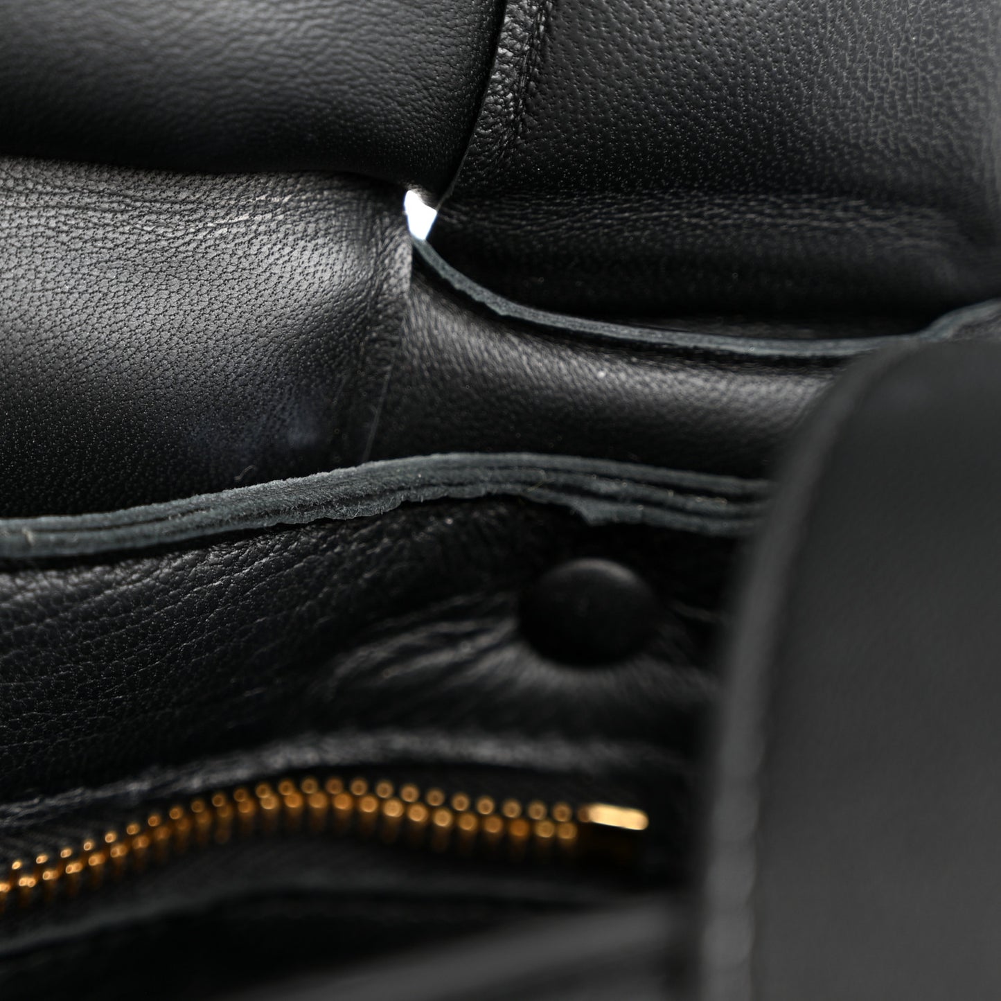 Nappa Maxi Intreccio Padded Cassette Crossbody Bag Black