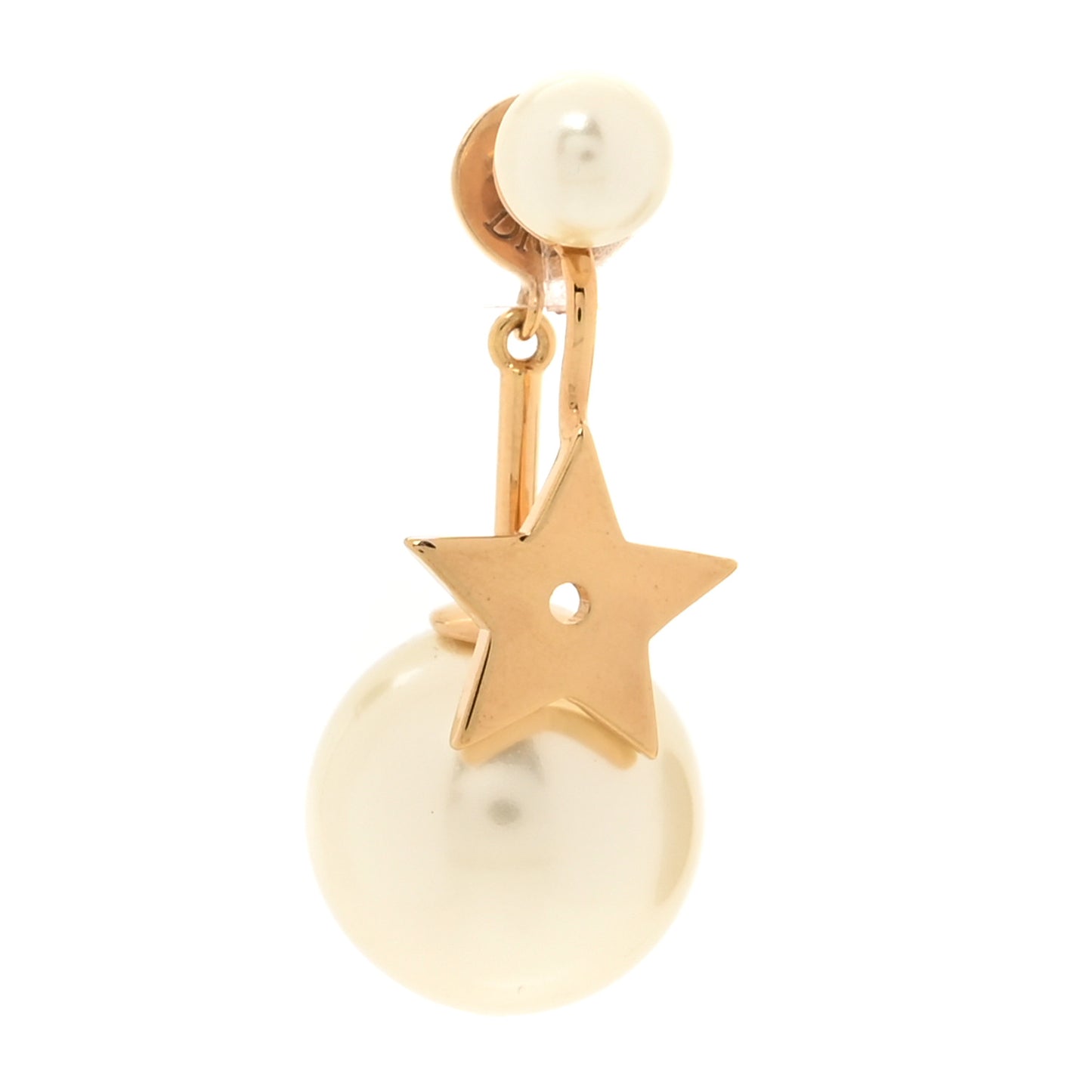 Pearl My ABCDior Tribales Etoile Earring Gold