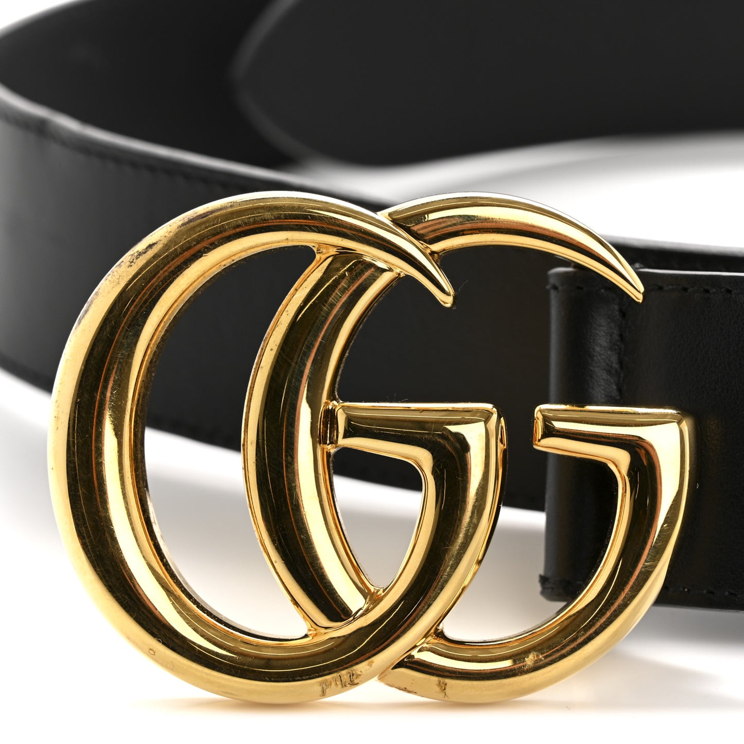 Textured Calfskin Double G 40mm Belt 100 40 Black