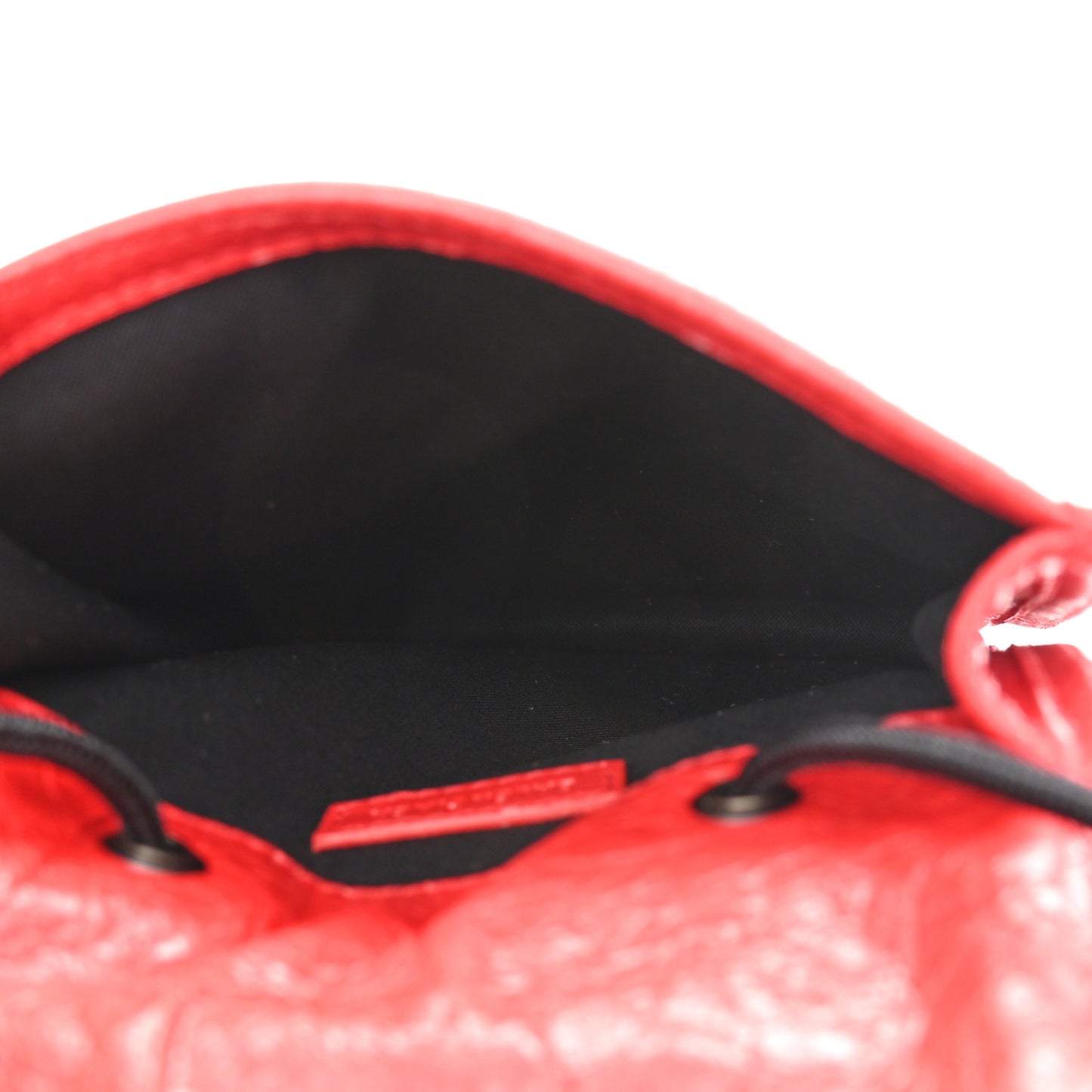 Agneau Arena Small Explorer Crossbody Pouch Red