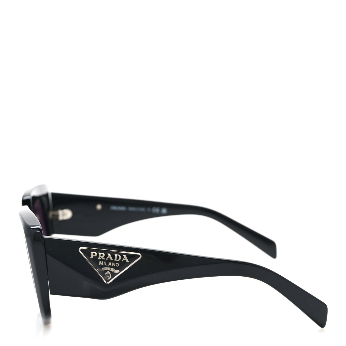 Acetate Symbole Sunglasses SPR 14Z Black