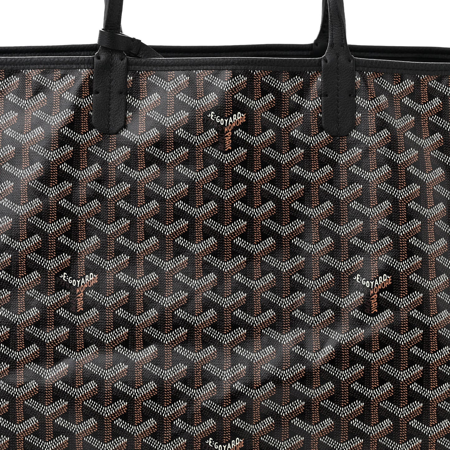Goyardine Reversible Anjou PM Black