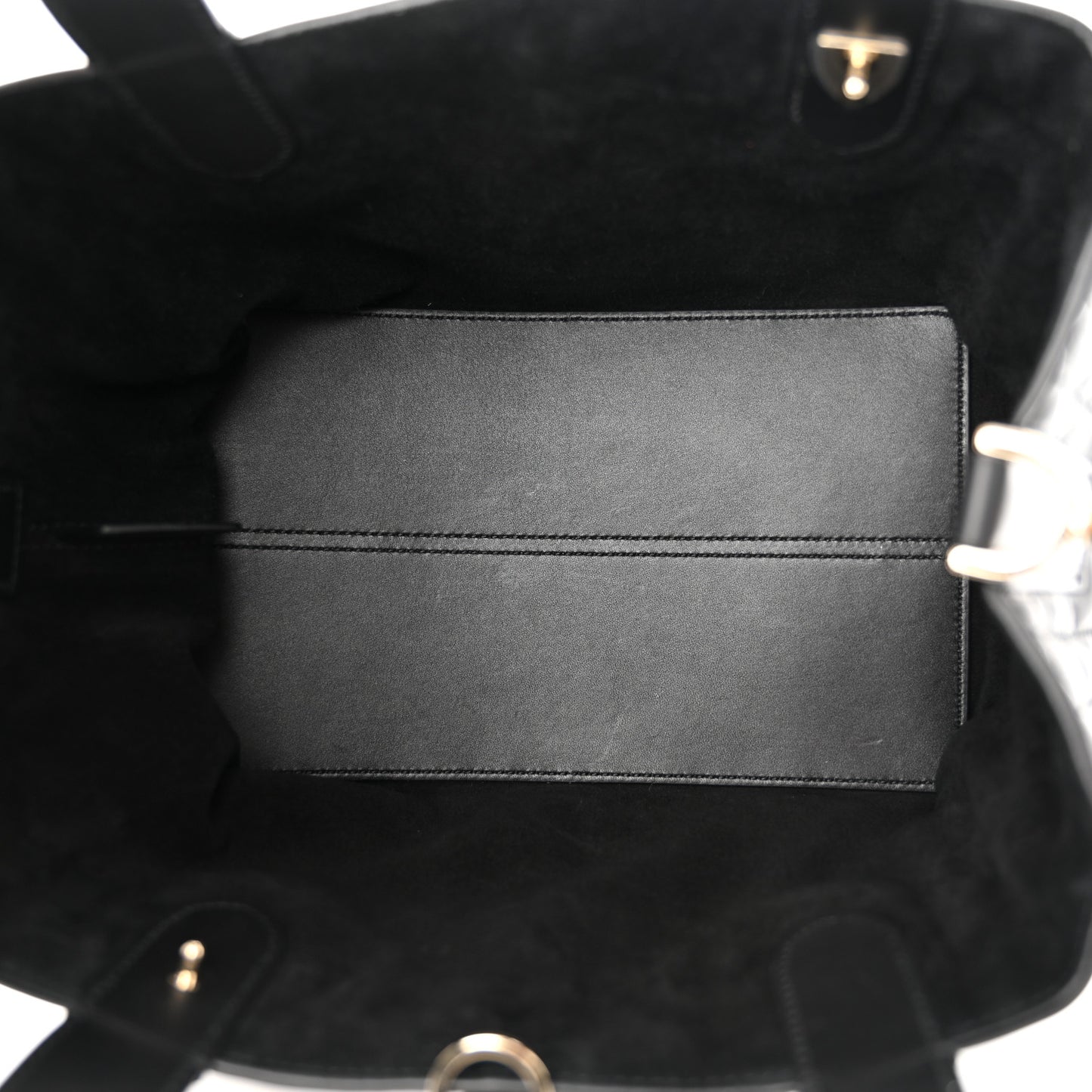 Calfskin Macrocannage Small Toujours Black