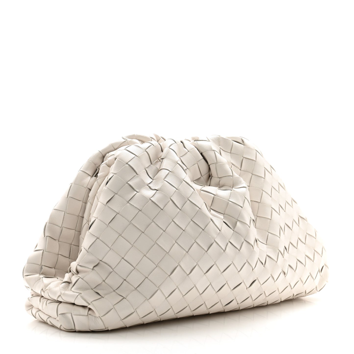 Nappa Maxi Intrecciato The Pouch Oversized Clutch Plaster