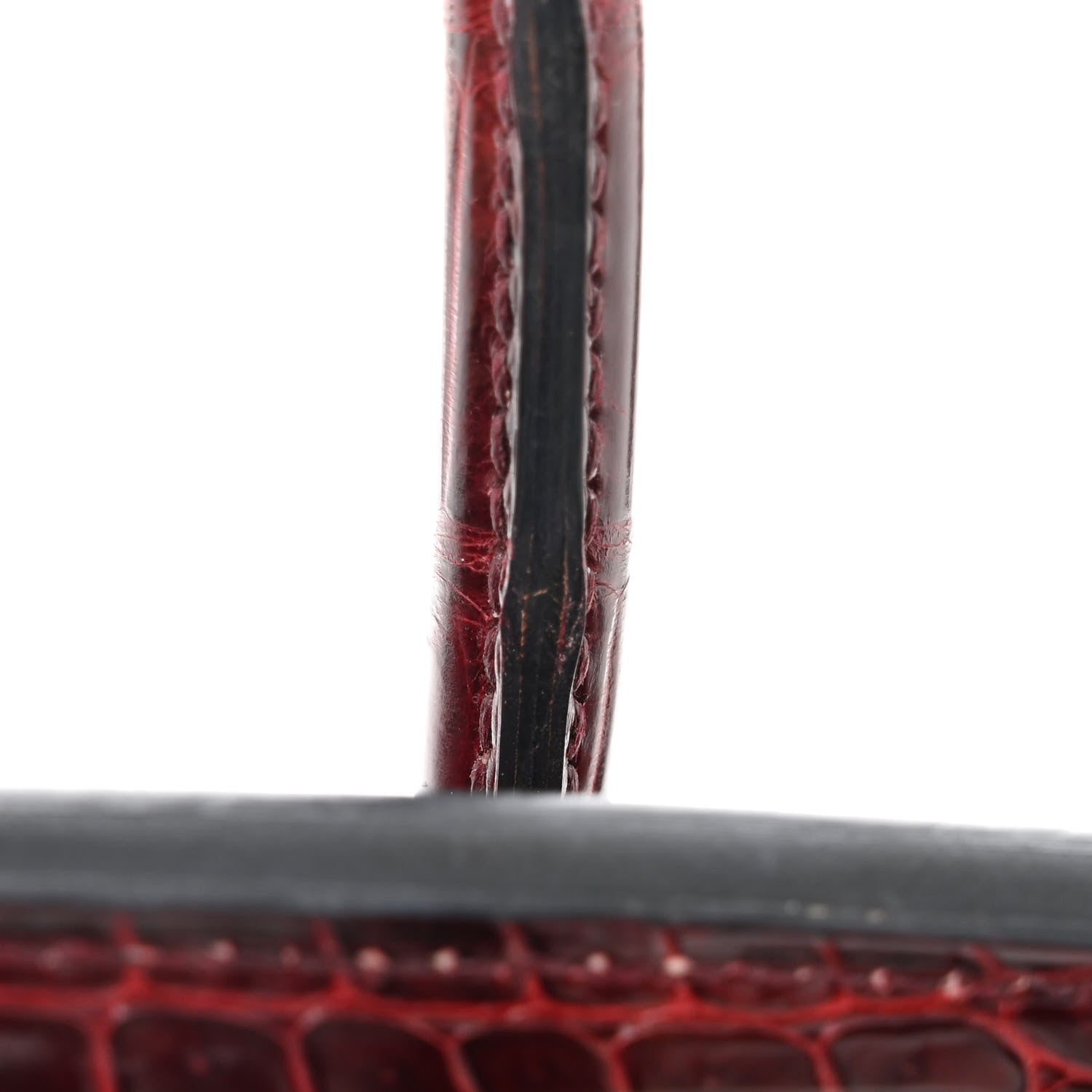 Hermes Shiny Porosus Crocodile Birkin 30 Bordeaux 13 of 13