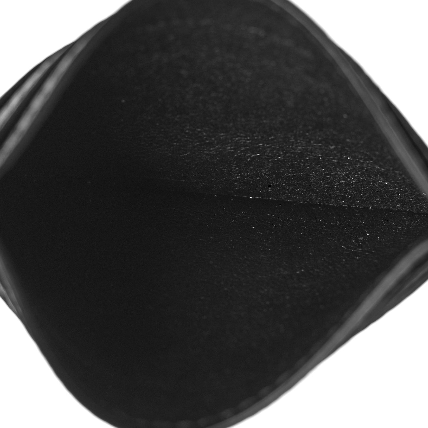 Grained Calfskin Card Holder Black