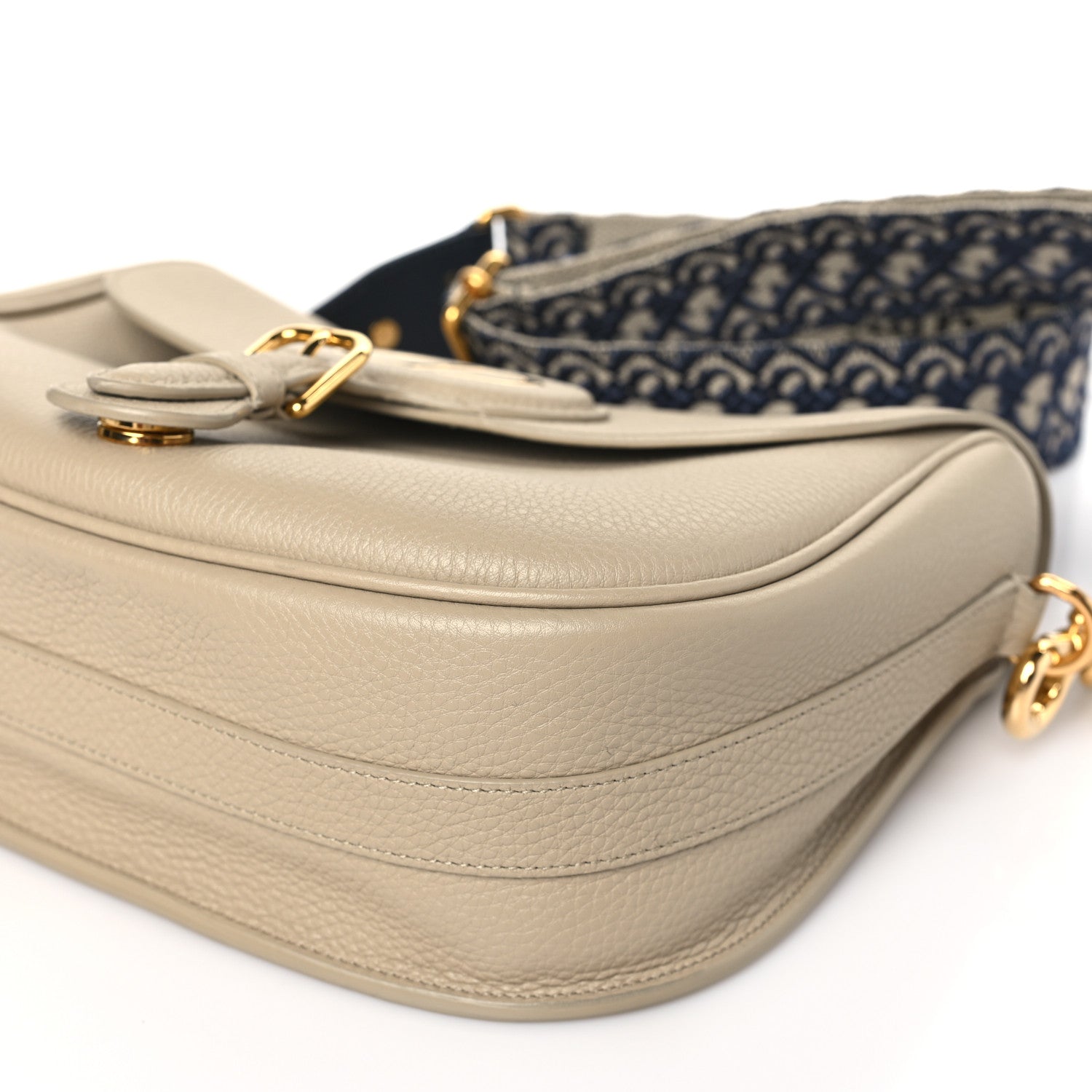 Christian Dior Grained Calfskin Large Bobby Flap Beige 9 of 9