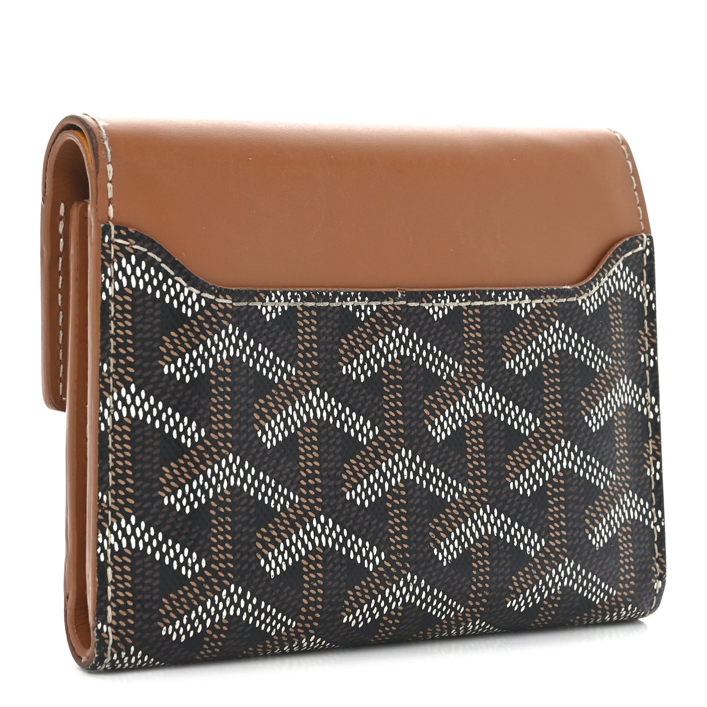 Goyardine Saint-Gabriel Compact Wallet Black Gold